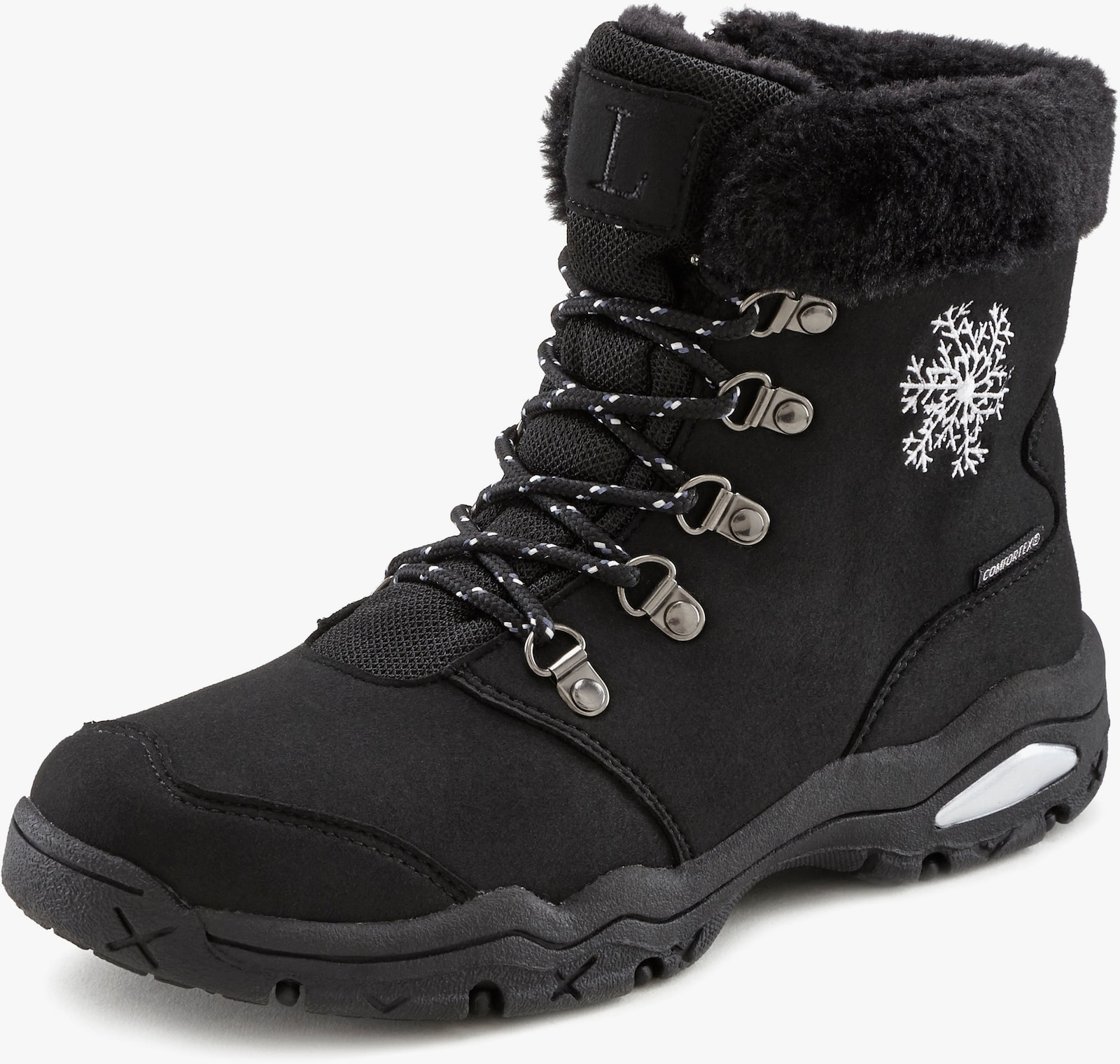 LASCANA Winterstiefelette - schwarz