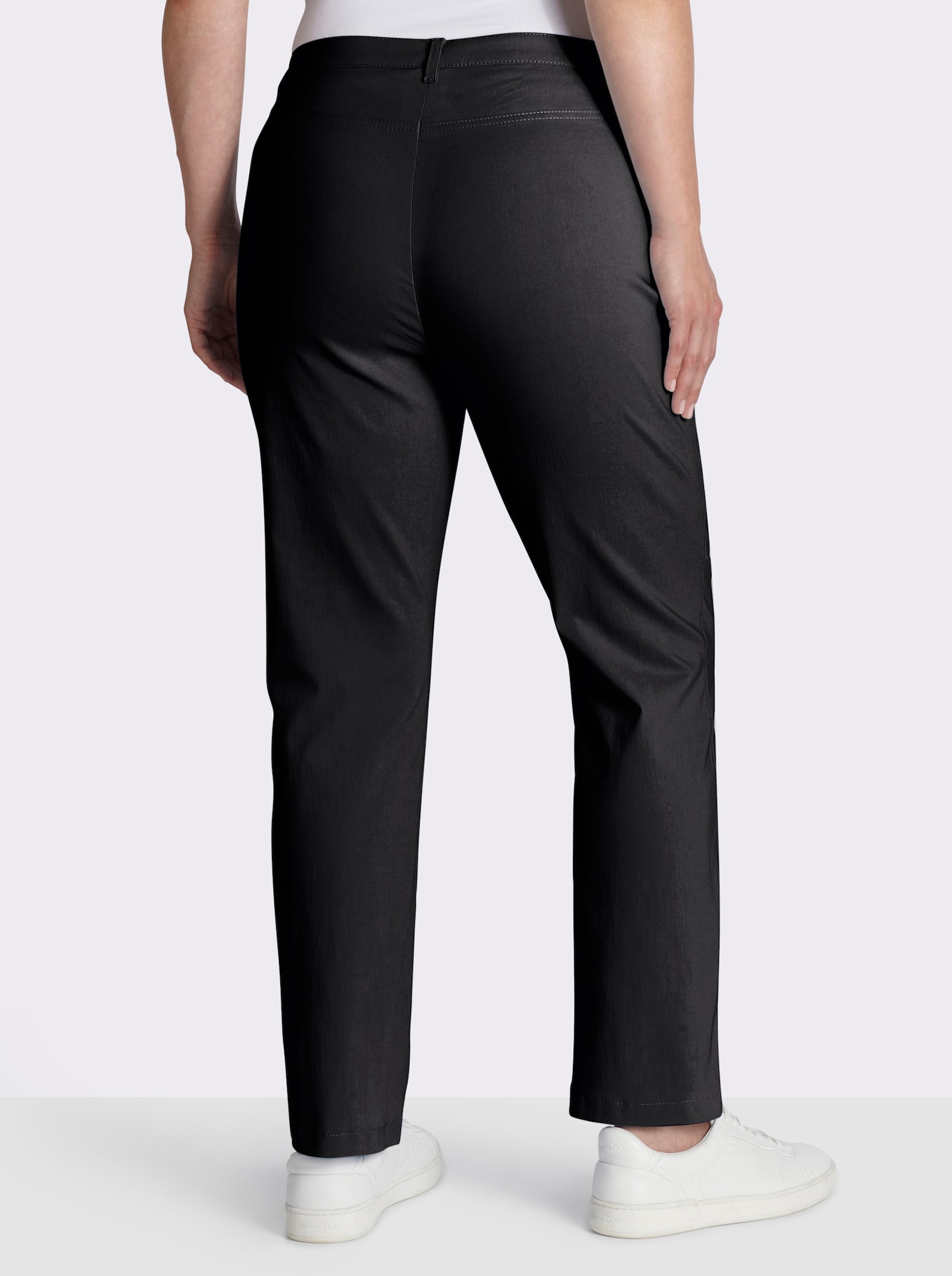 Stehmann Comfort line Stretch-Hose mit Zier-Taschen vorne - schwarz