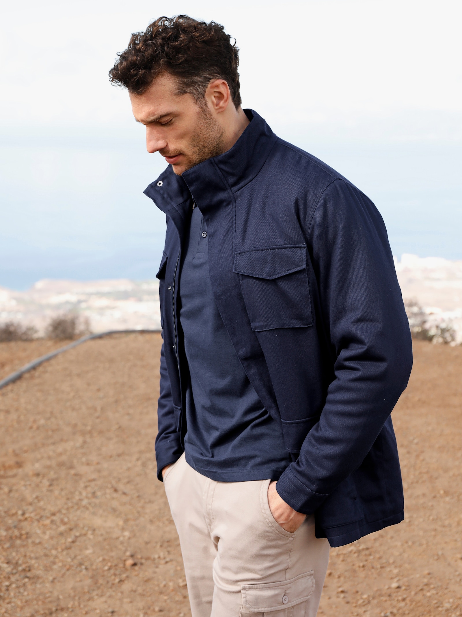 Catamaran Lang jack van katoen, warm - marine