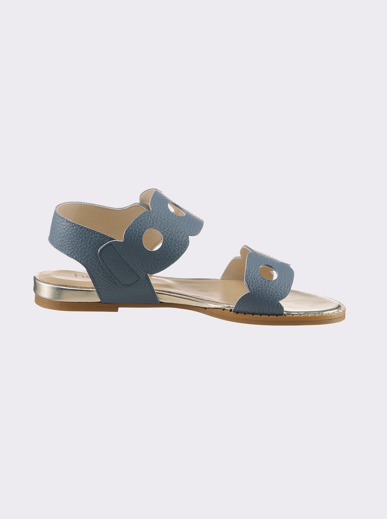 heine slipper - jeansblauw