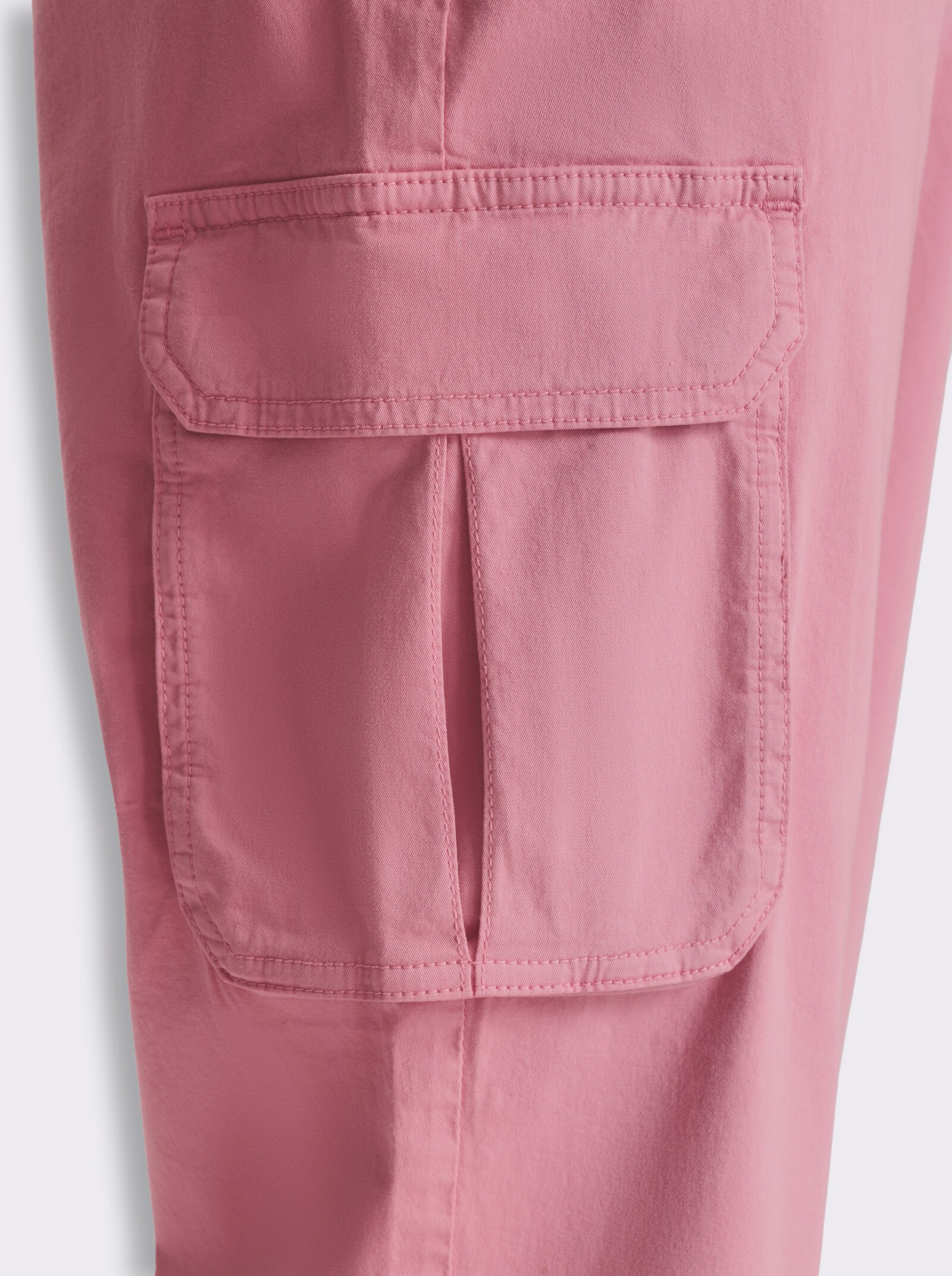 Bermudas in Twill-Qualität - altrosa