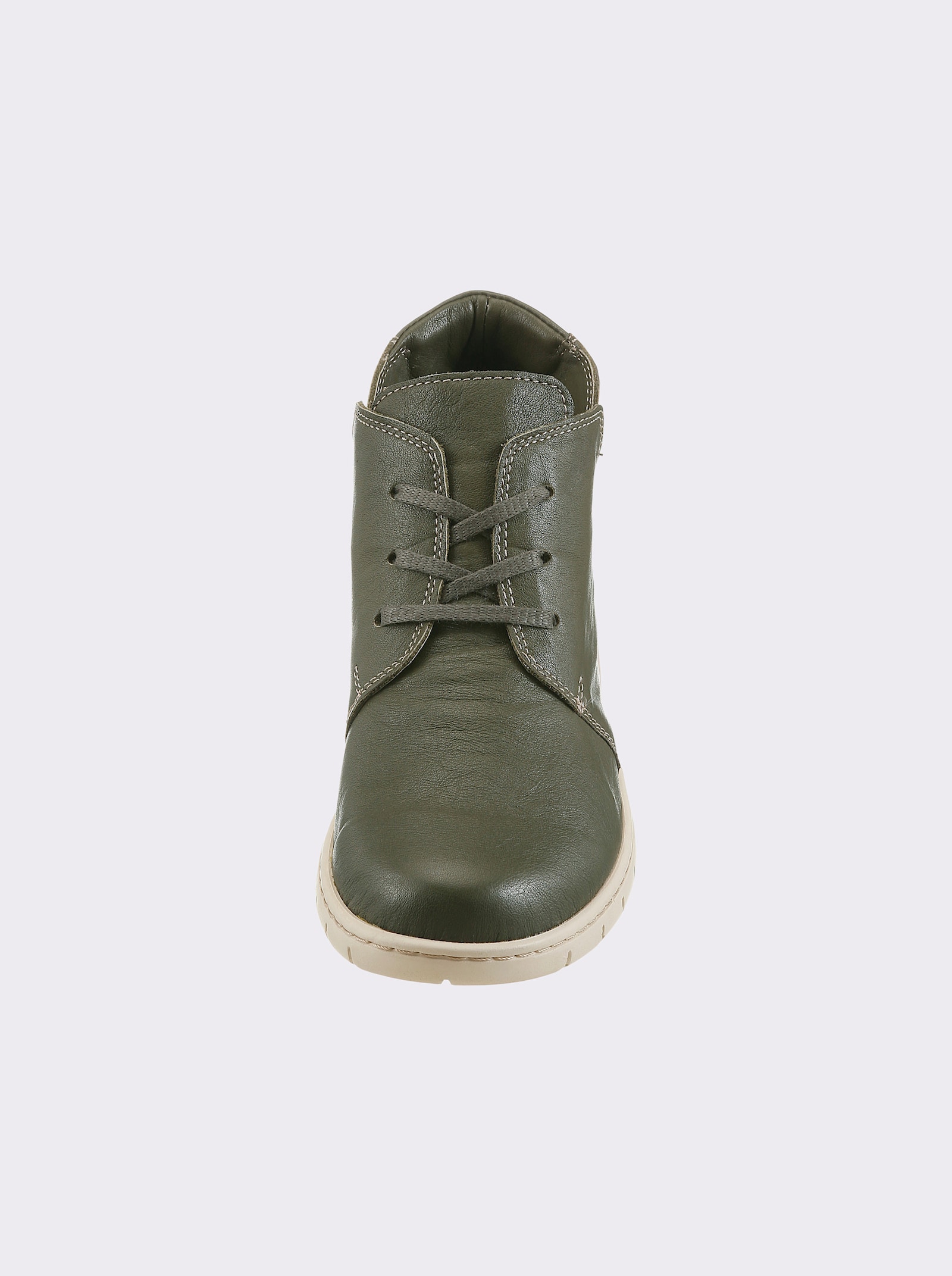 airsoft modern+ Stiefelette aus Echtleder - khaki