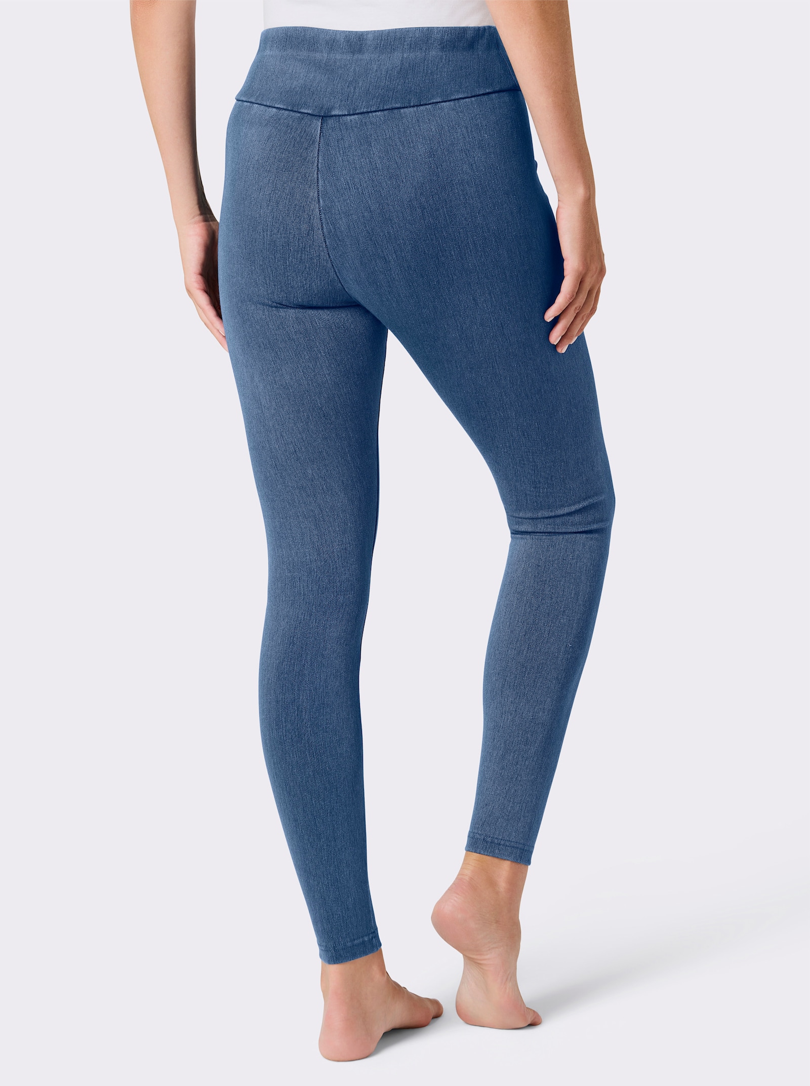 wäschepur Leggings - mittelblau