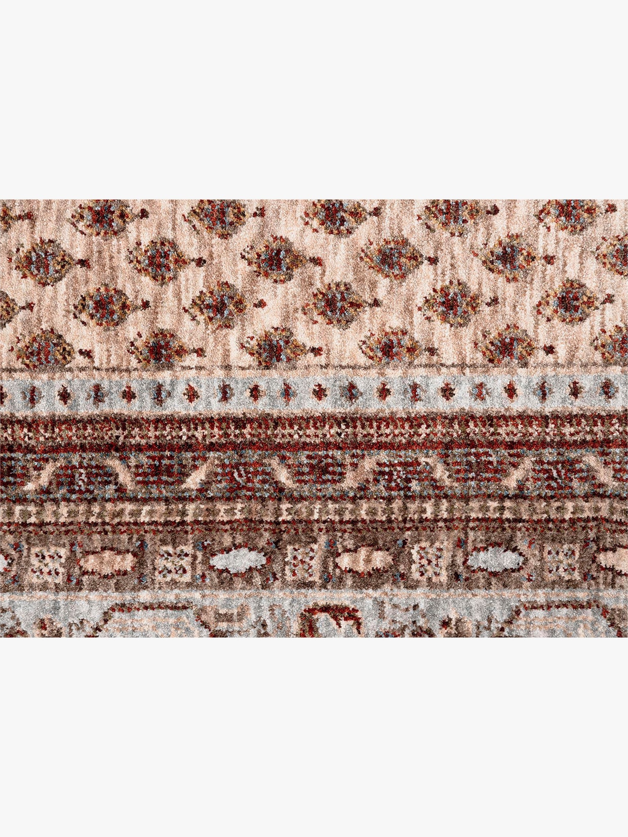 Theko Teppich - beige-gemustert