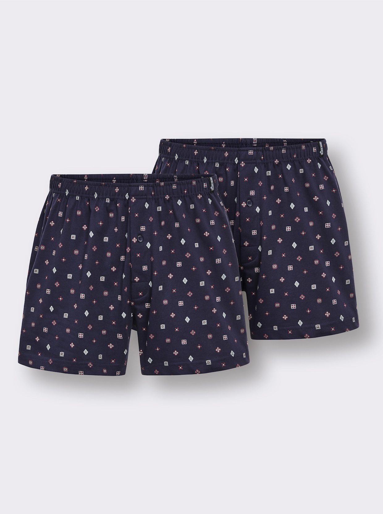 KINGsCLUB Boxershorts - marine geprint