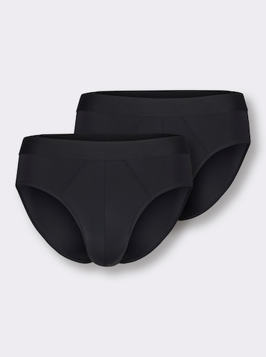 wäschepur men Slip - schwarz