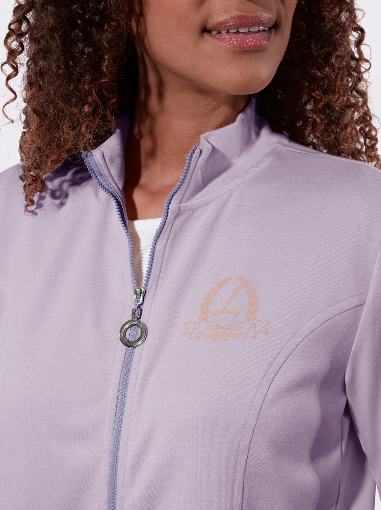 Shirtjacke - flieder