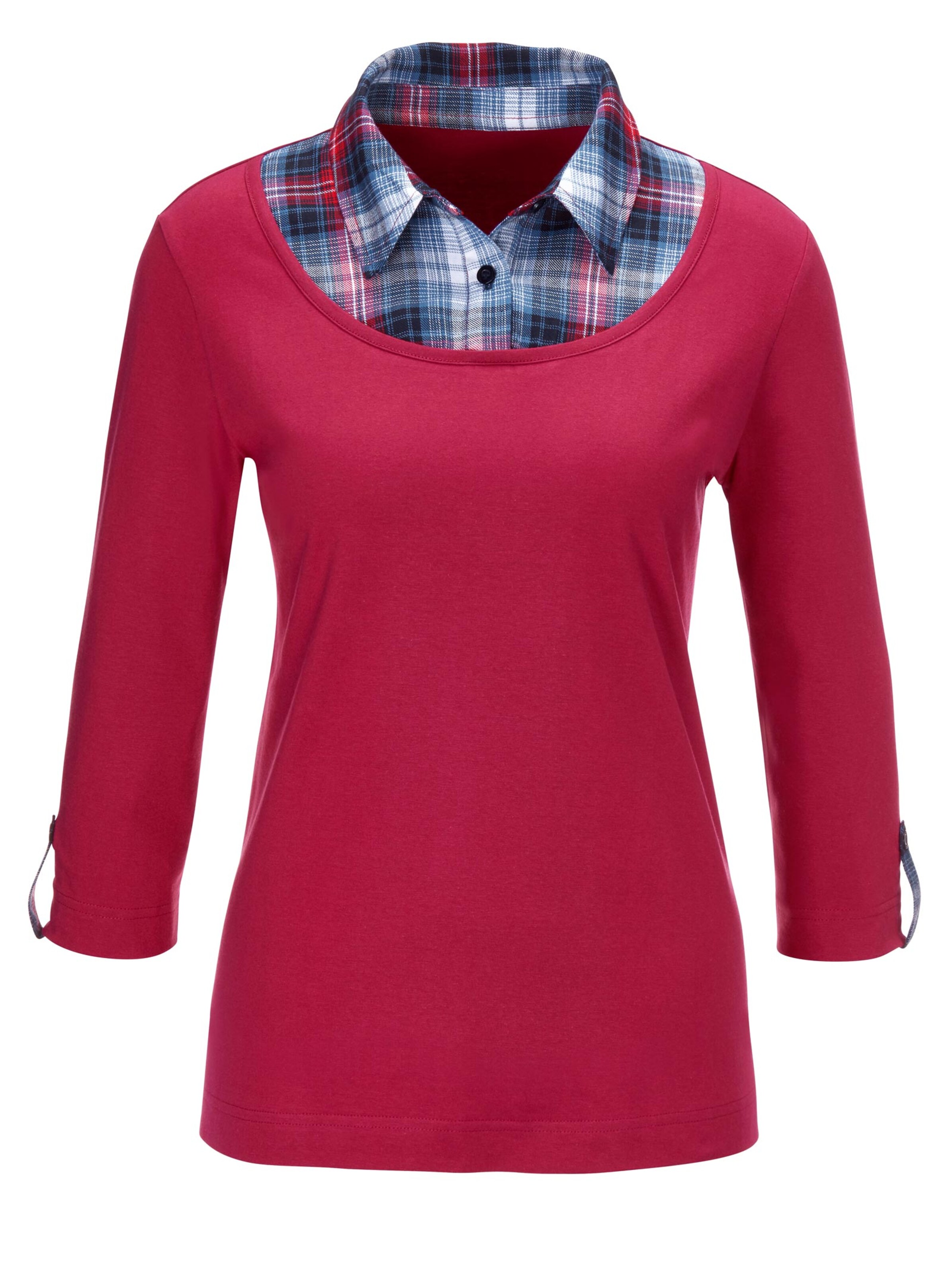 2-in-1-Shirt - rot