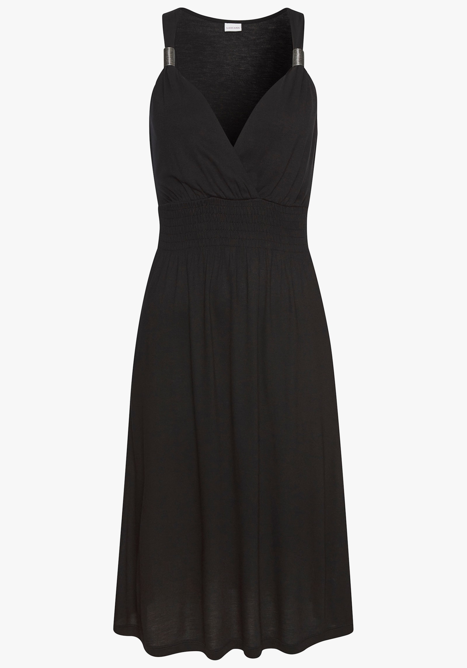 LASCANA Minikleid - schwarz