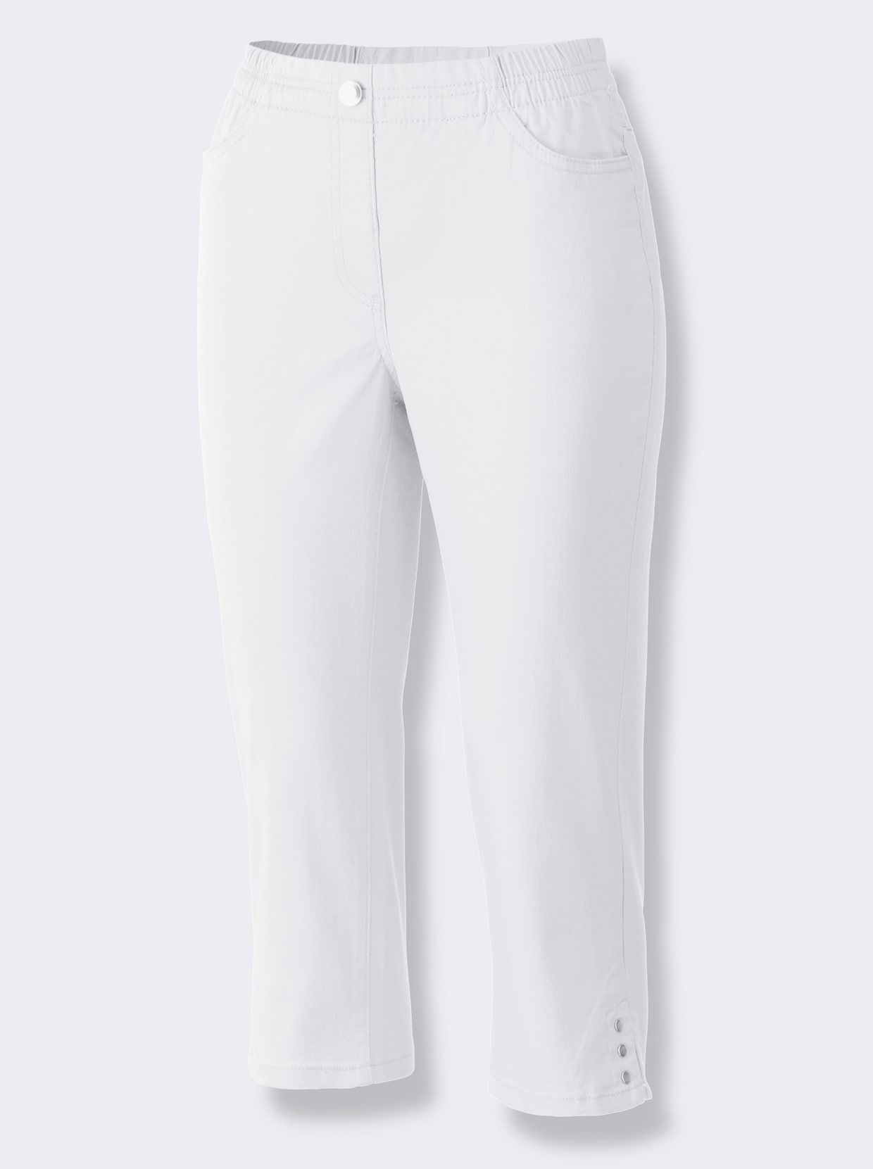 Corsaire en jean - blanc