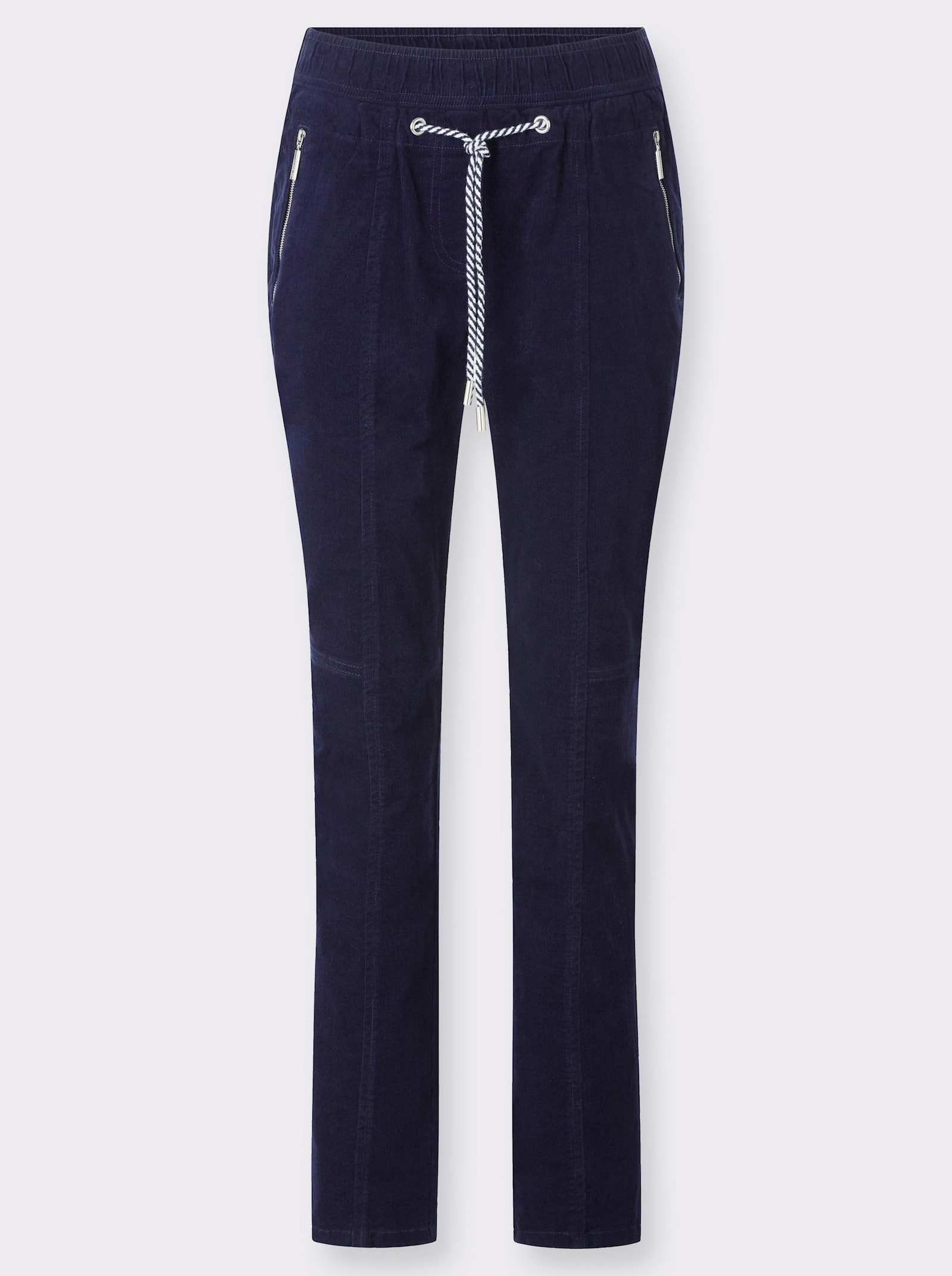 Cordhose zum Reinschlüpfen - marine