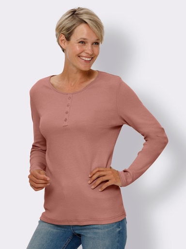 Langarmshirt - rosenholz