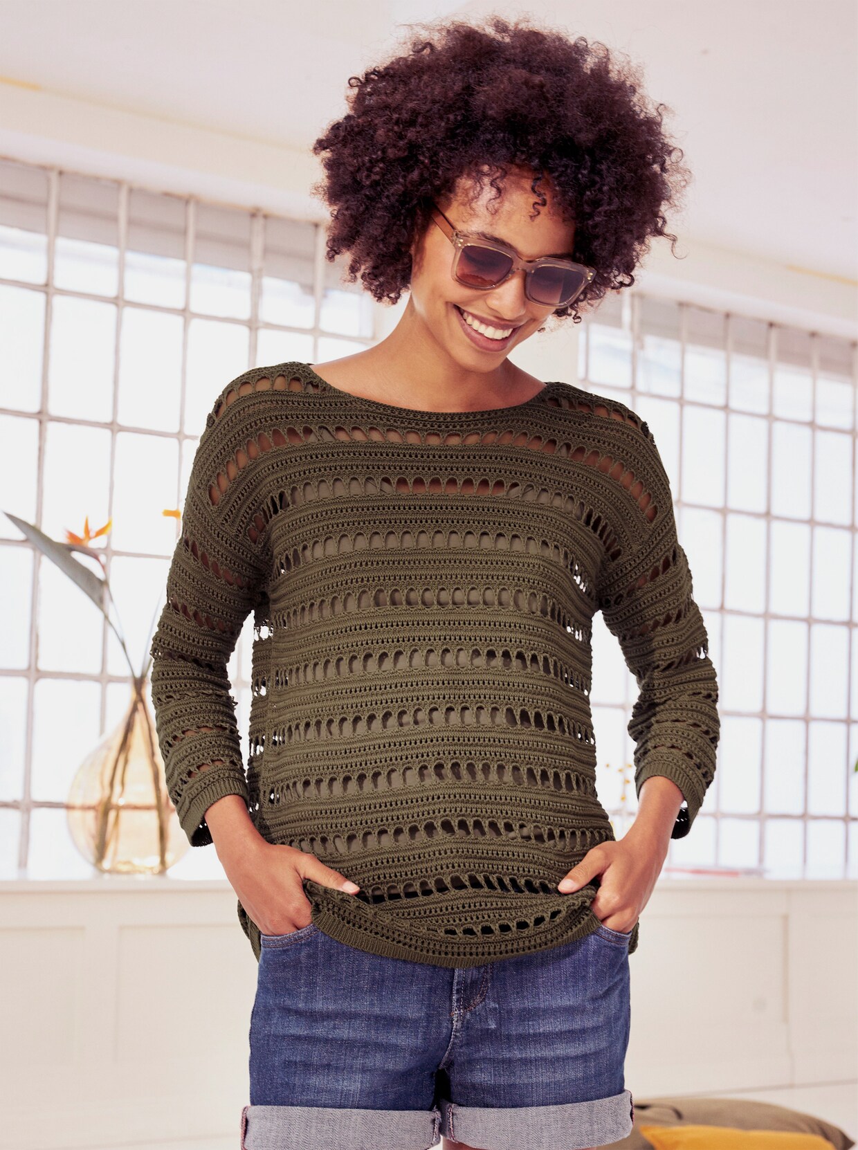 heine Pullover - khaki