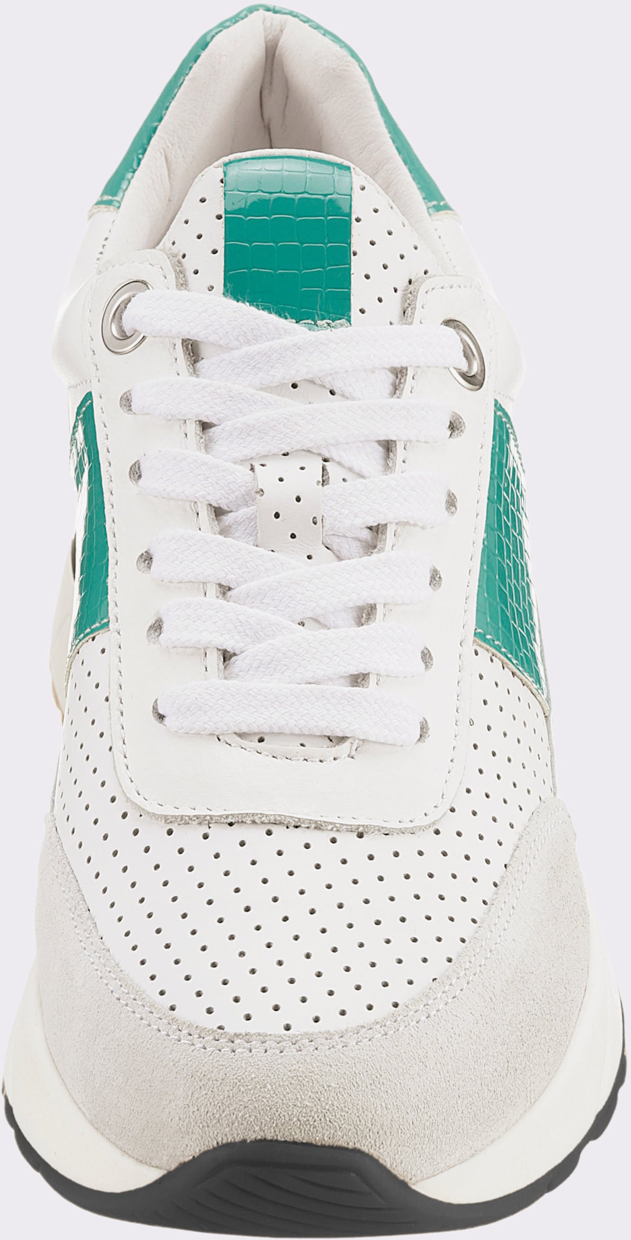 heine Sneaker - weiß-grün