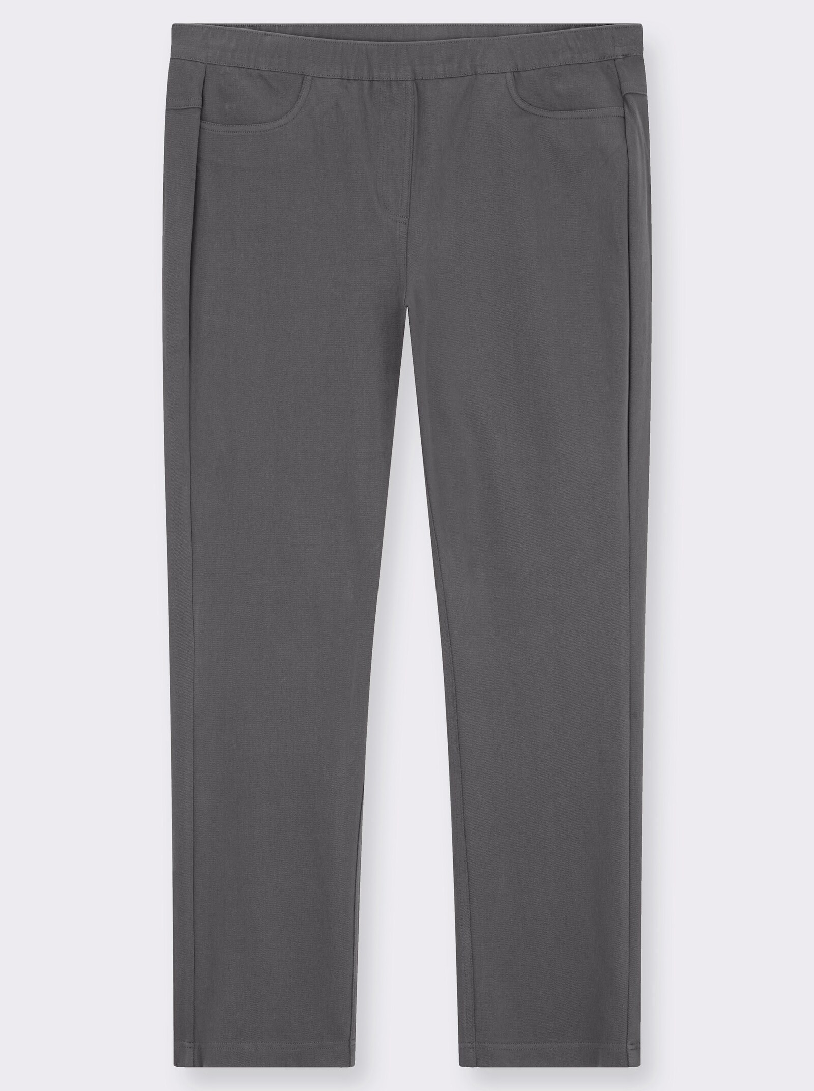 Schlupfhose mit Dehnbund - anthrazit