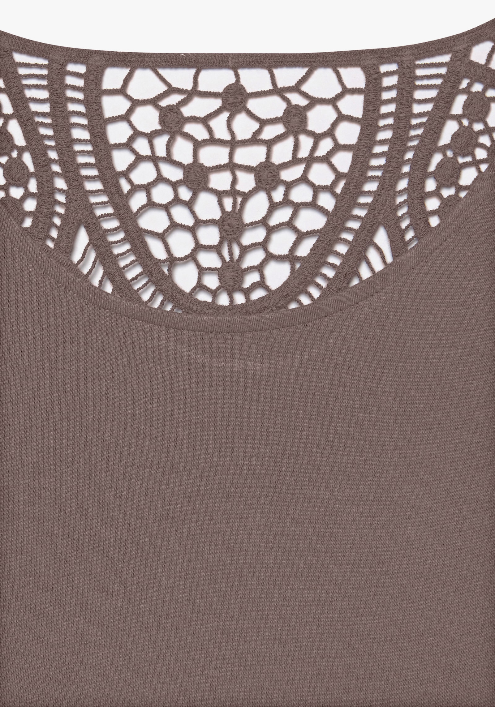 Vivance Shirt met korte mouwen - taupe