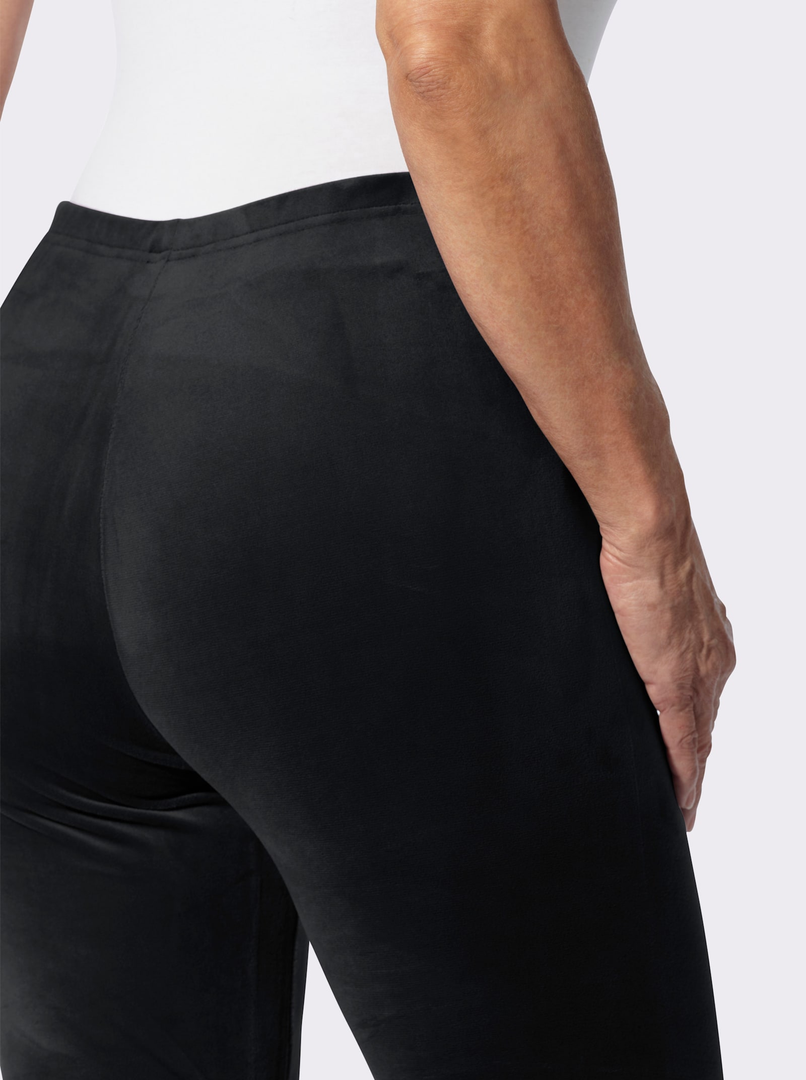 Leggings in Nicki-Qualität - schwarz