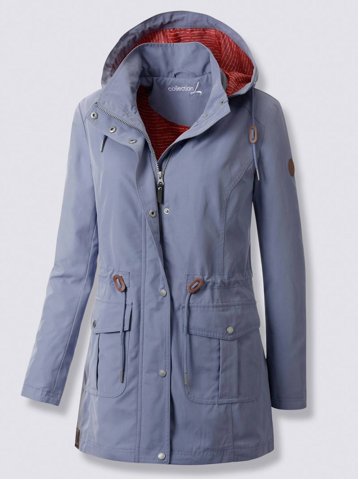 Freizeitjacke - taubenblau