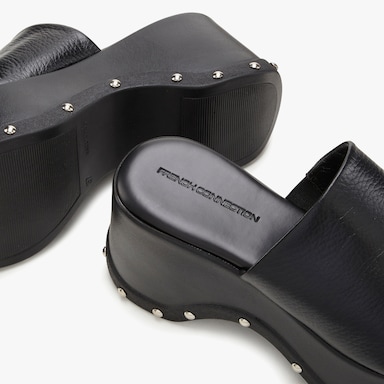 slippers - zwart