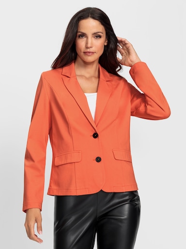 heine Jerseyblazer mit abgerundetem Saum - orange