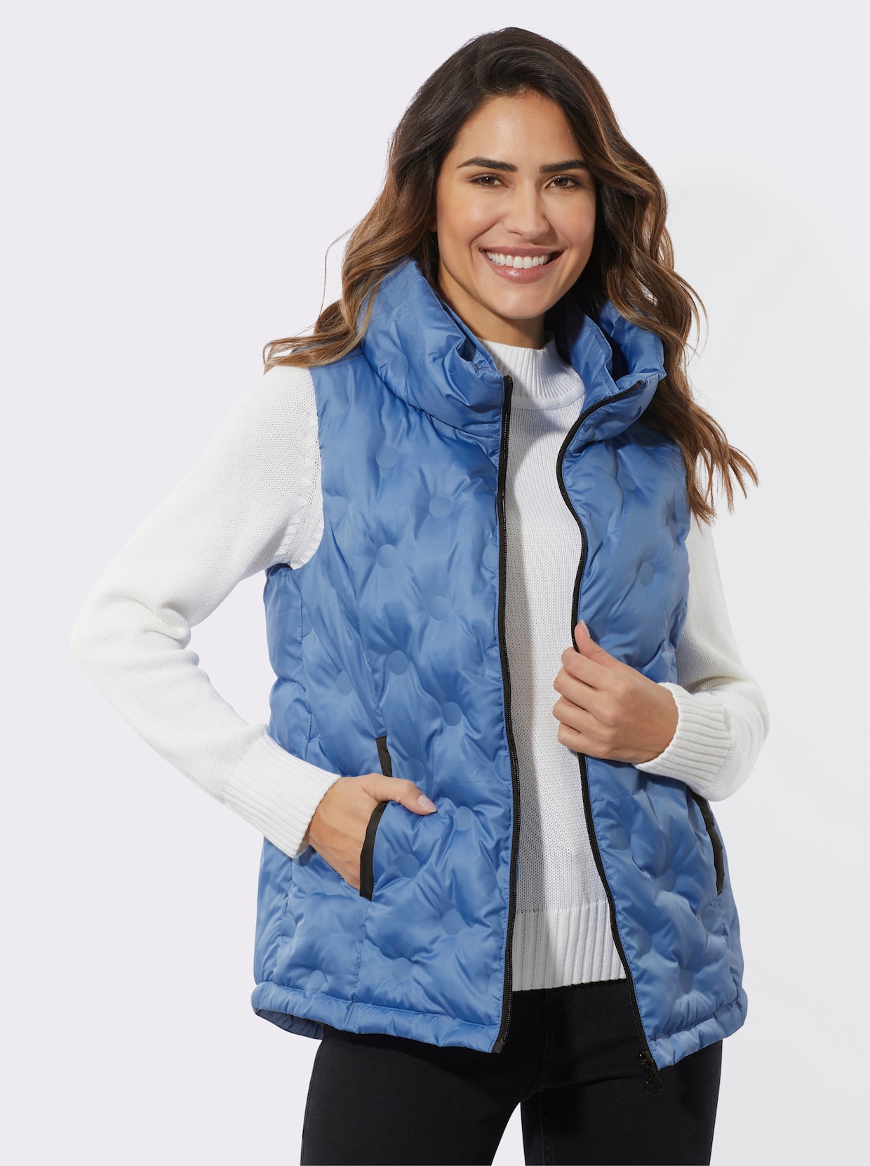 Gilet - middenblauw