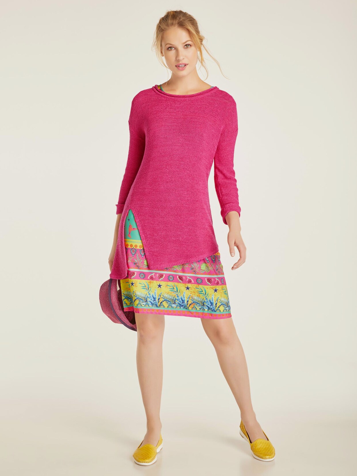 Linea Tesini Pullover - pink