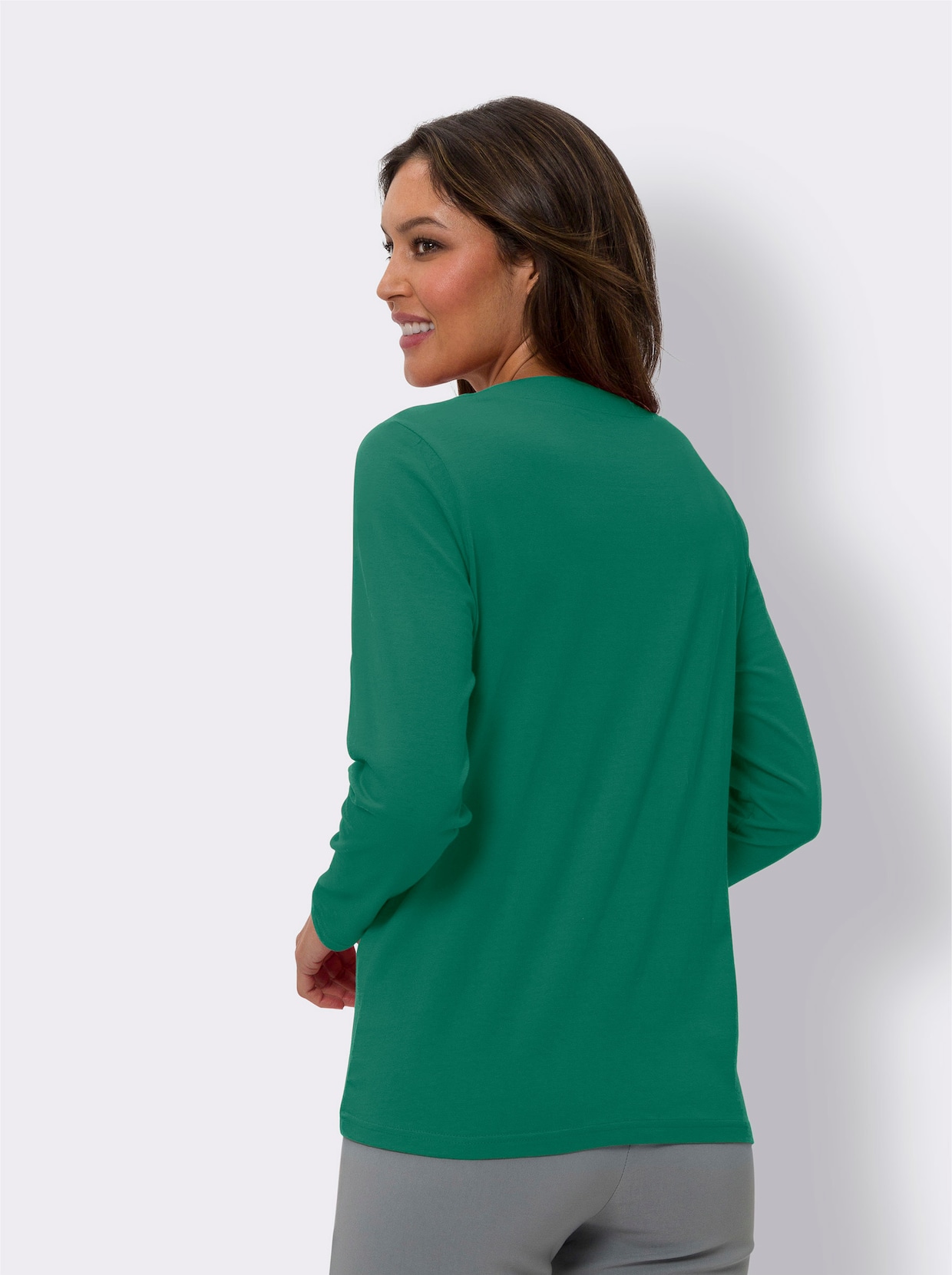 Shirt met lange mouwen - groen