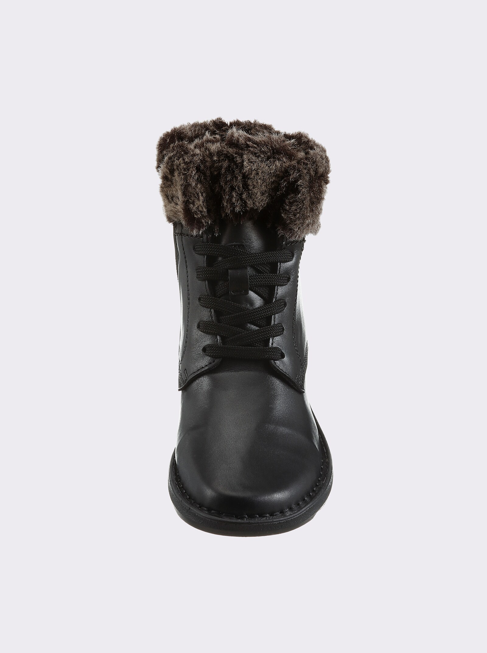 airsoft modern+ Stiefelette mit Futter - schwarz