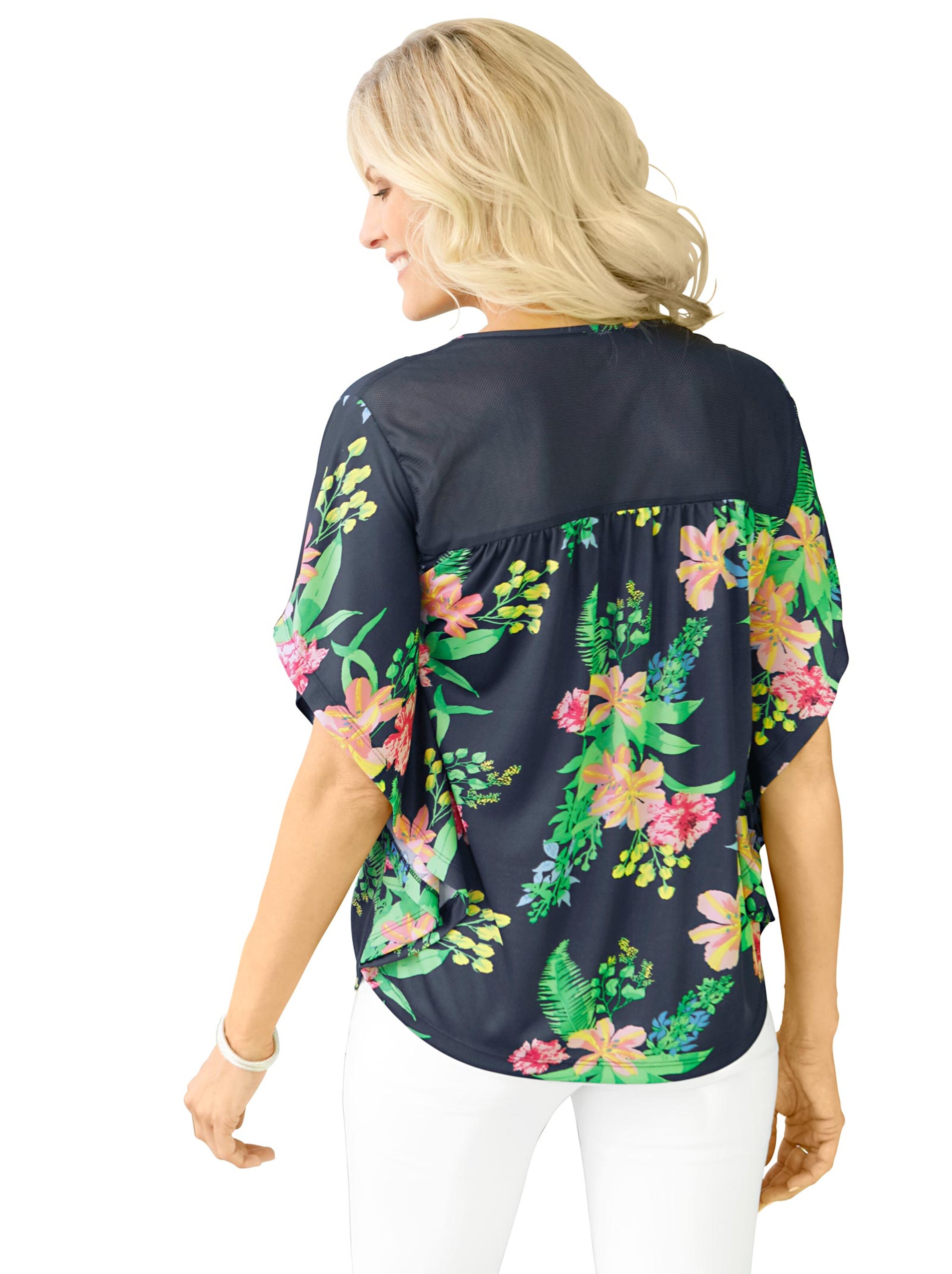 Shirt - marine-gemustert