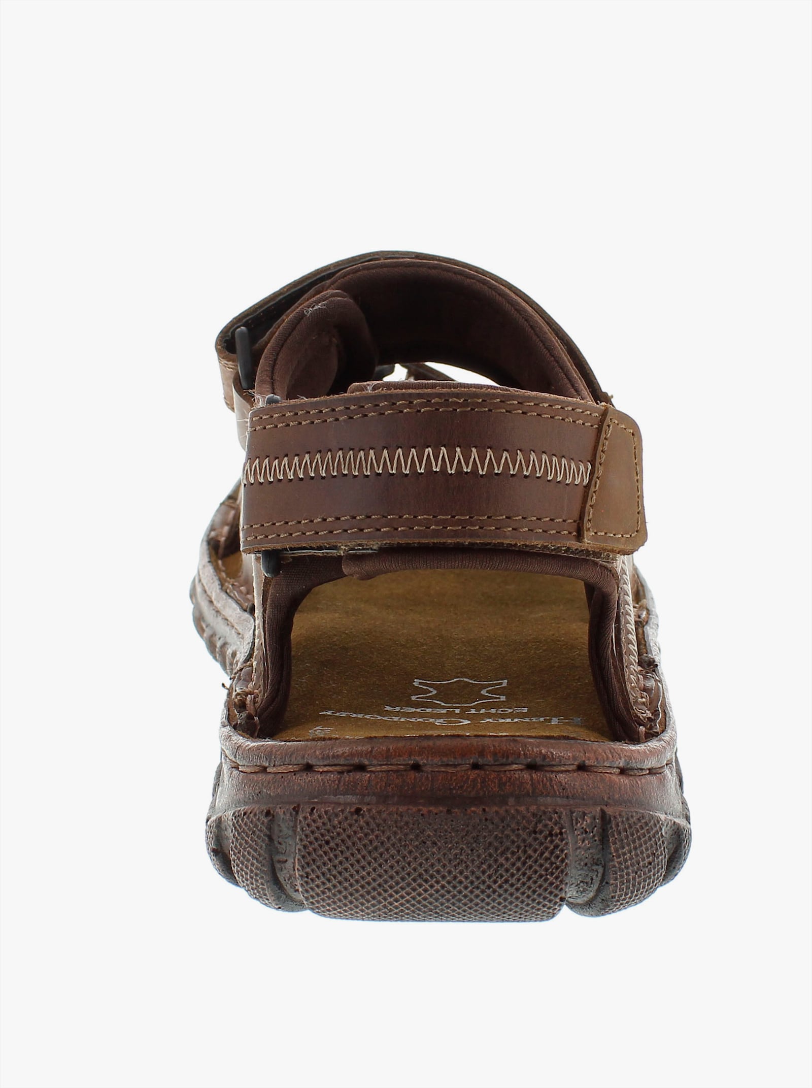 Reflexan Sandale mit kontrastfarbigen Details - braun