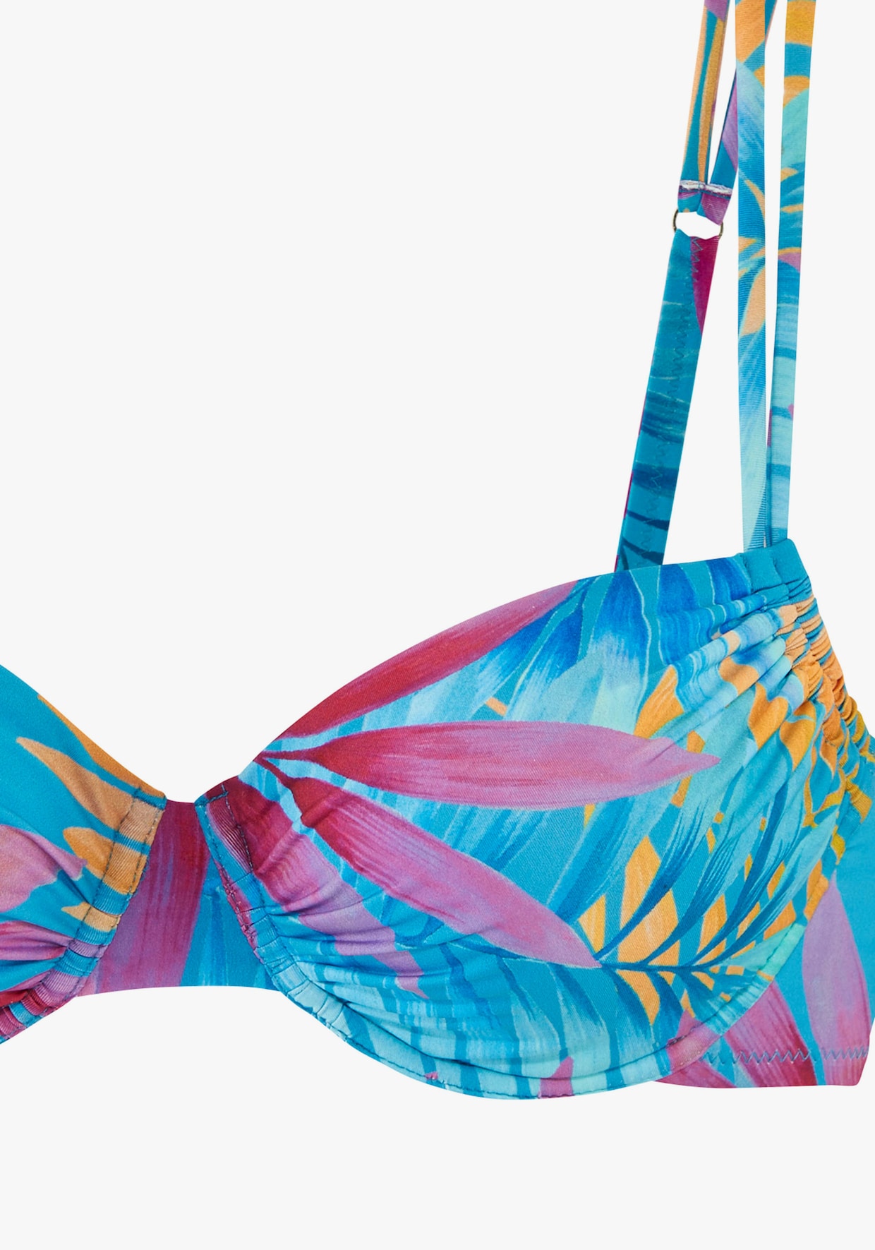 LASCANA Maillot de bain à armatures - bleu imprimé