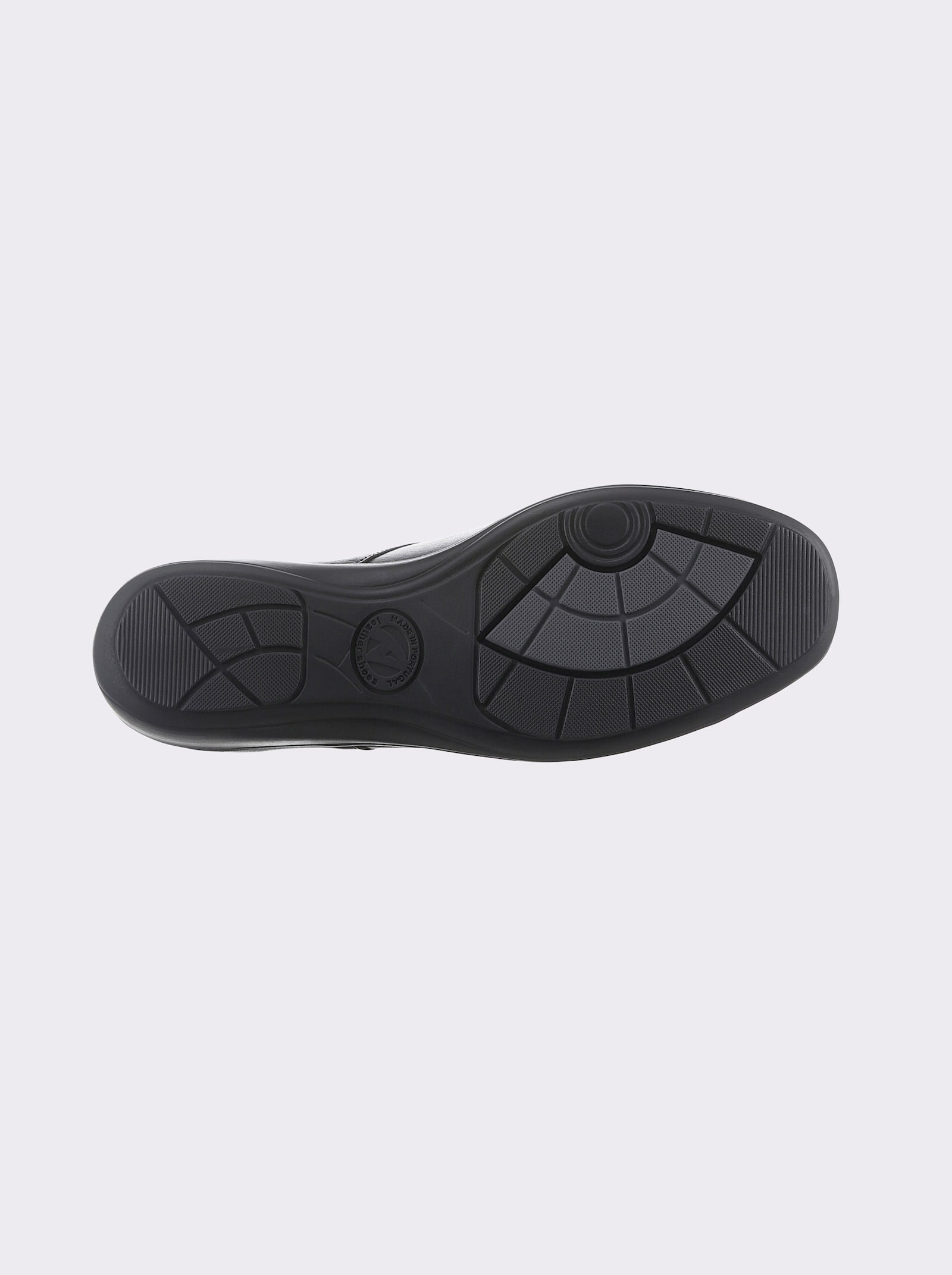 airsoft comfort+ Ballerina mit Klettverschluss - schwarz