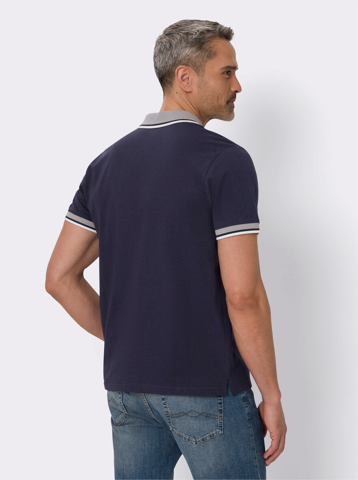 Poloshirt met korte mouwen - marine