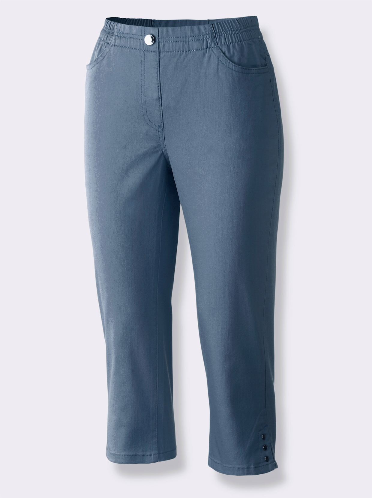 Capri džínsy - bielená modrá
