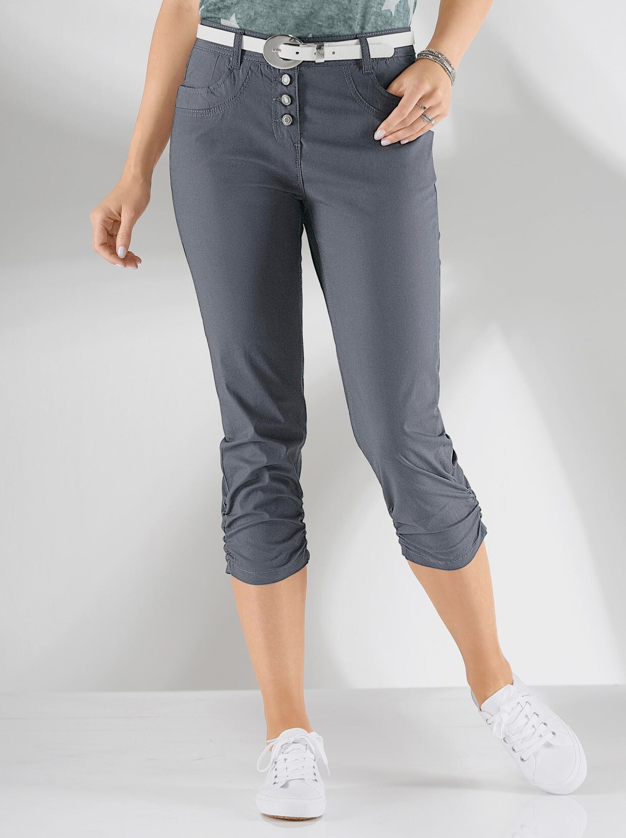 7/8-Hose - grau