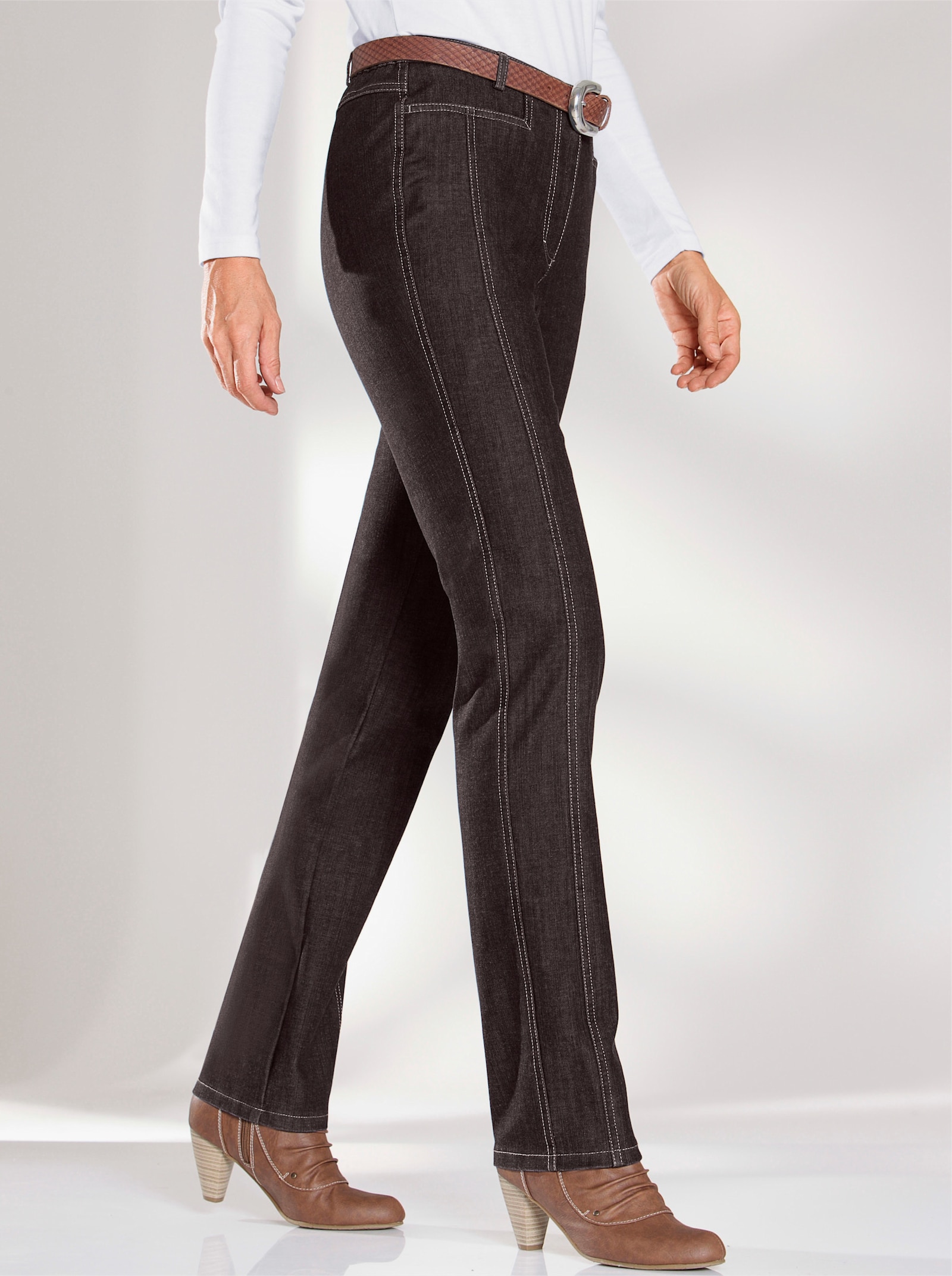 Cosma Thermohose in wärme-isolierender Qualität - mokka