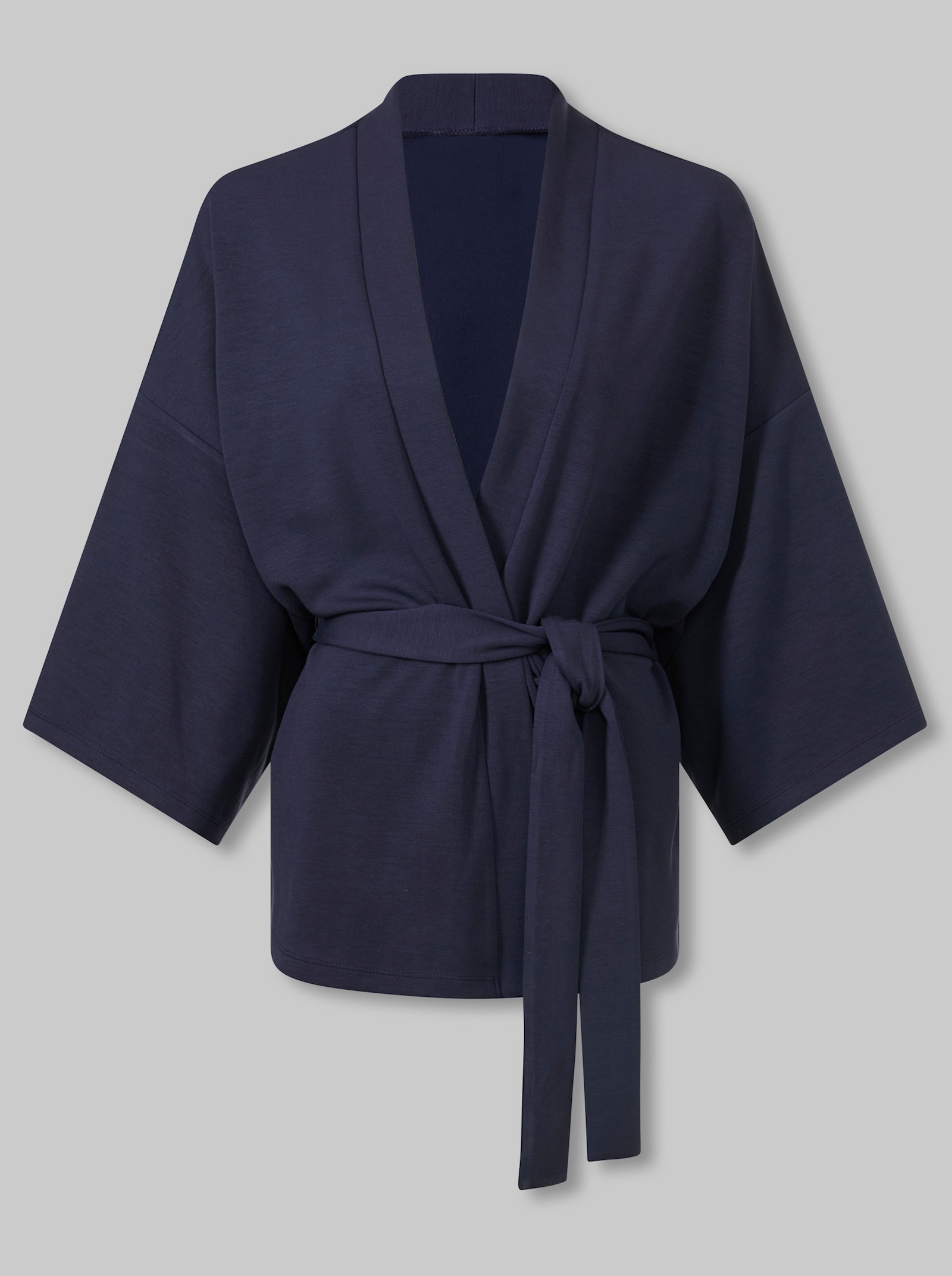 heine Shirtjacke im Kimono-Look - marine