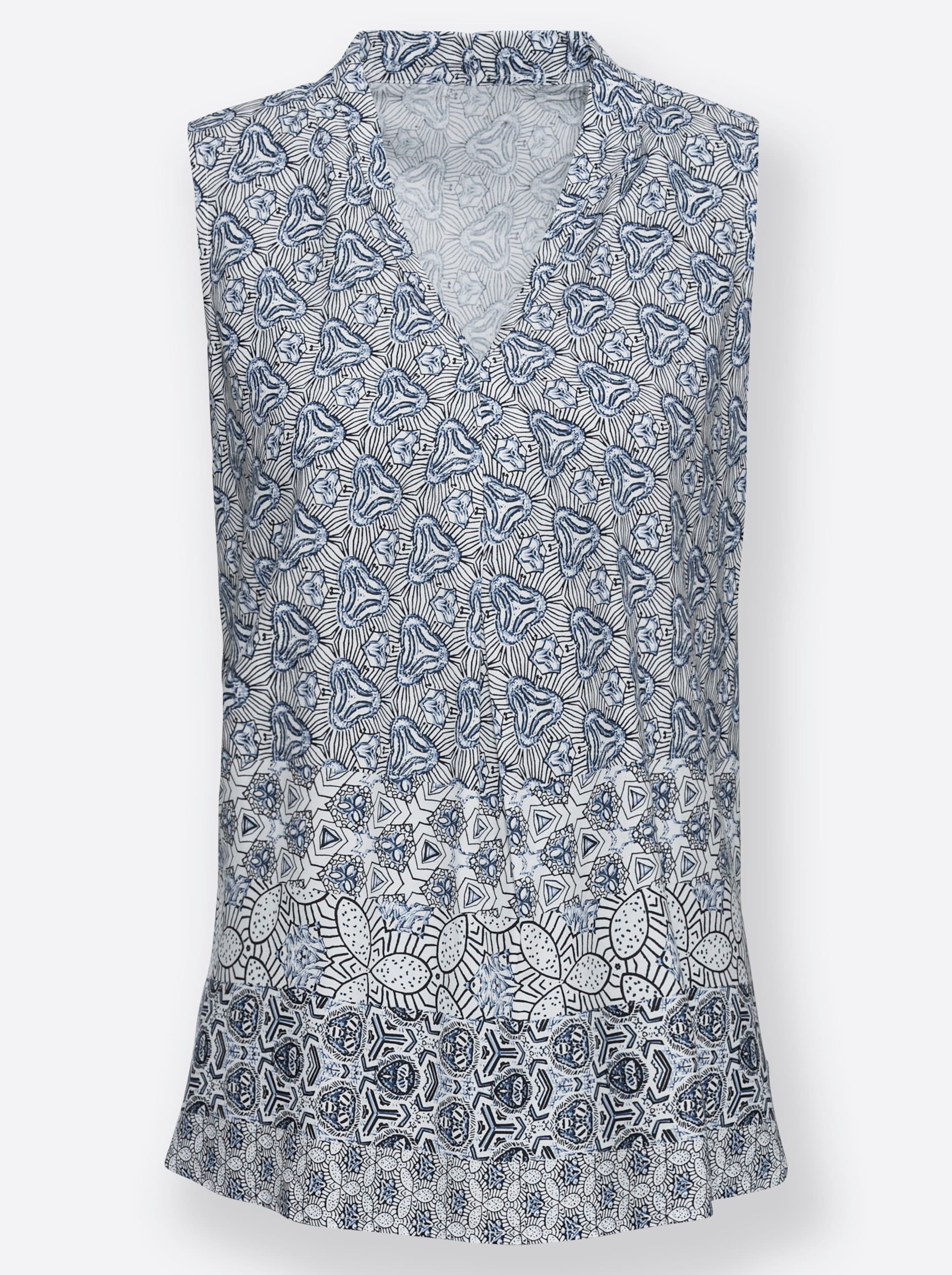 Witt Weiden Damen Blusentop dunkelblau  - Onlineshop Witt Weiden