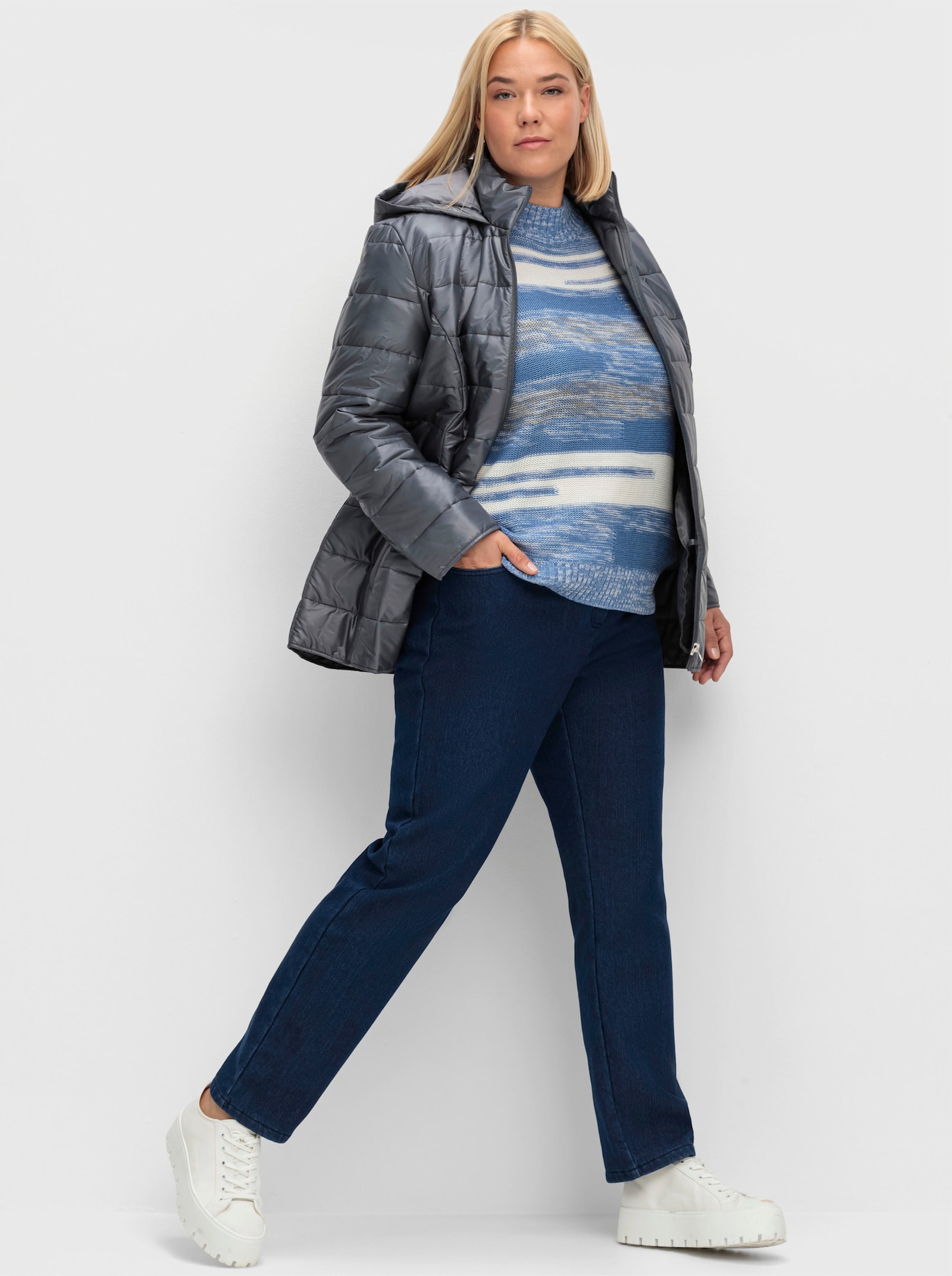 Thermojeans mit Fleece-Futter - dark blue
