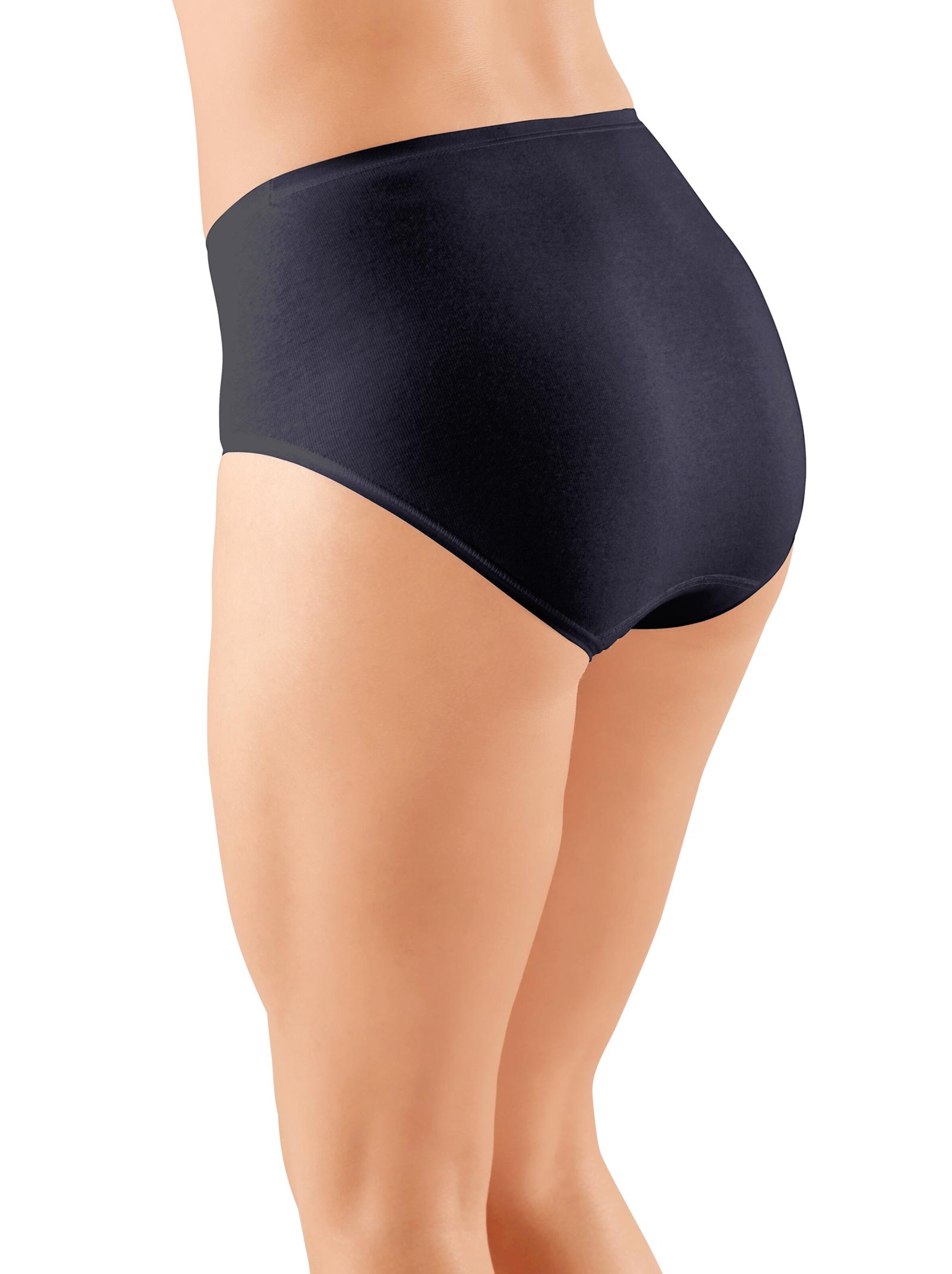 Slip - 2x weiß, 2x champagner, 1x schwarz