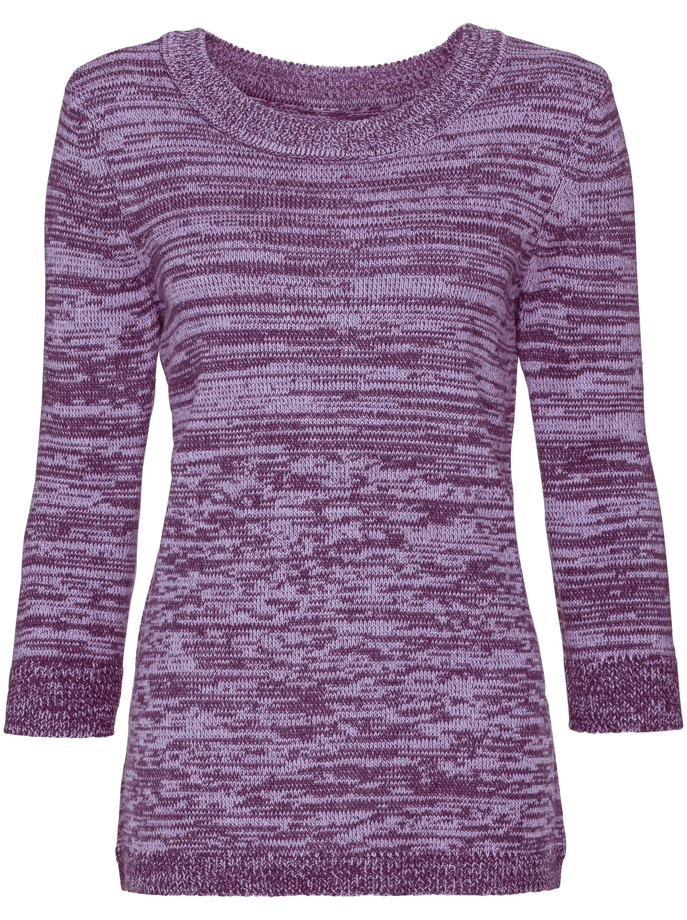 Pullover - lila-meliert