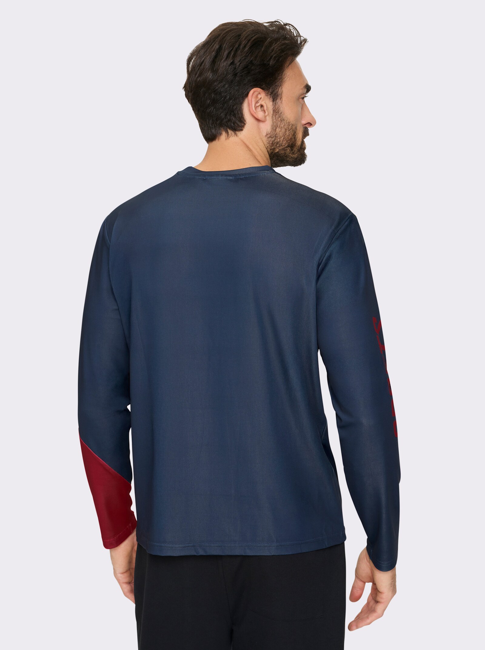 Catamaran Sports Functioneel shirt met stretch - donkerblauw geprint