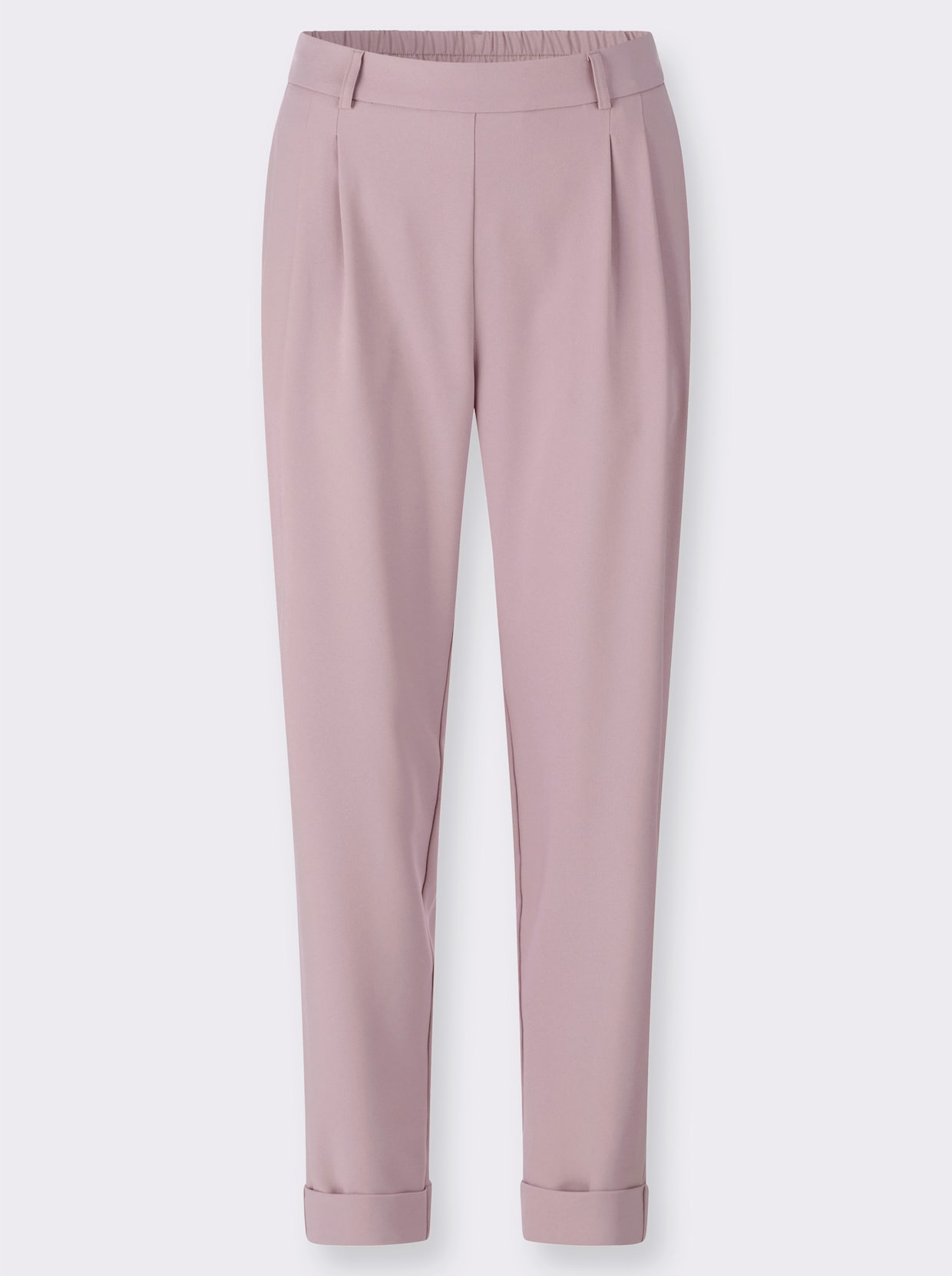 Bundfaltenhose - mauve