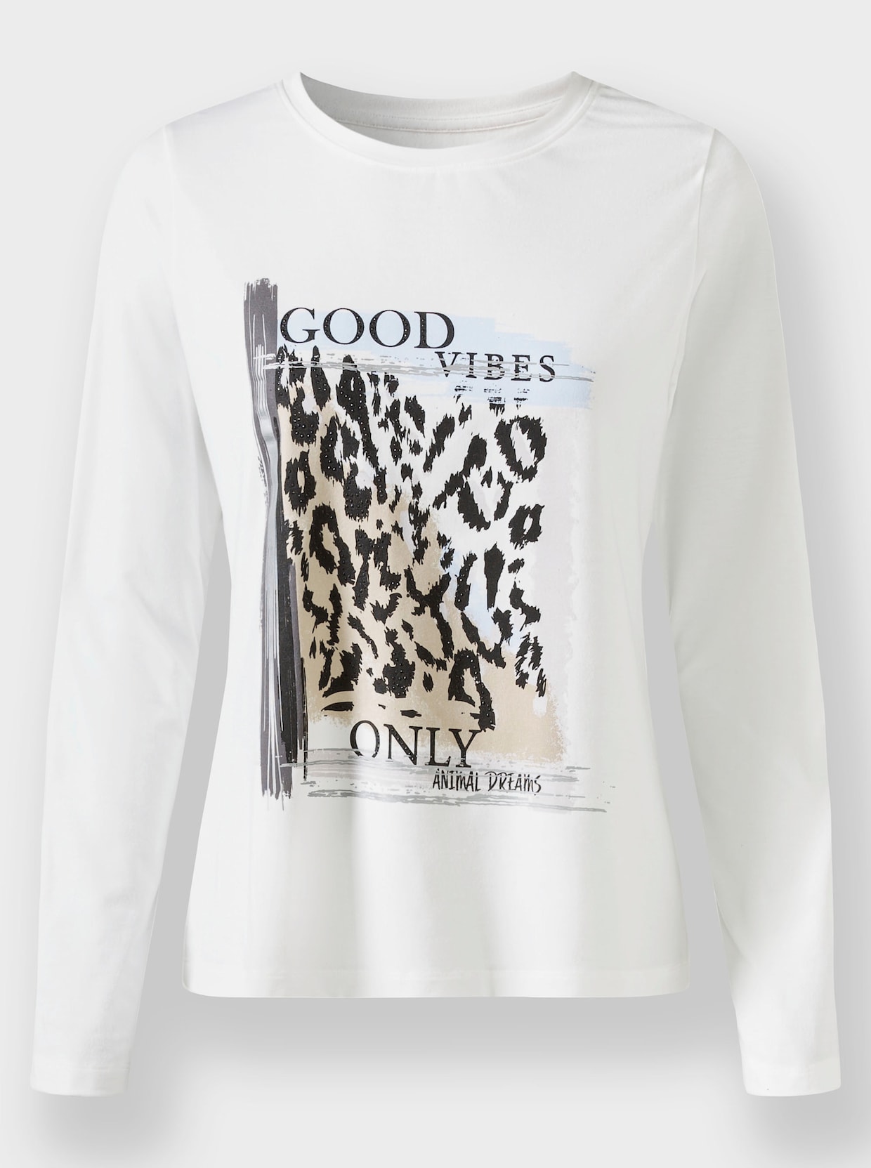 heine Shirt met lange mouwen - wit