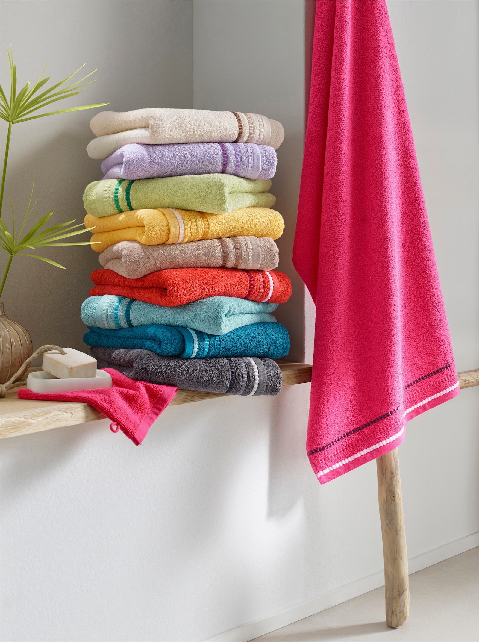 wäschepur 5-tlg. Frottier-Sparset - aquapetrol