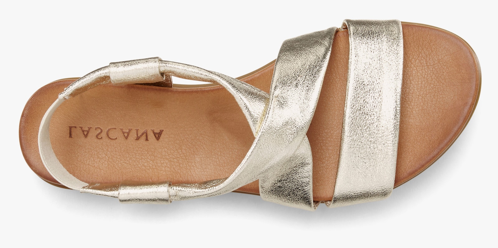 LASCANA Sandale - goldfarben