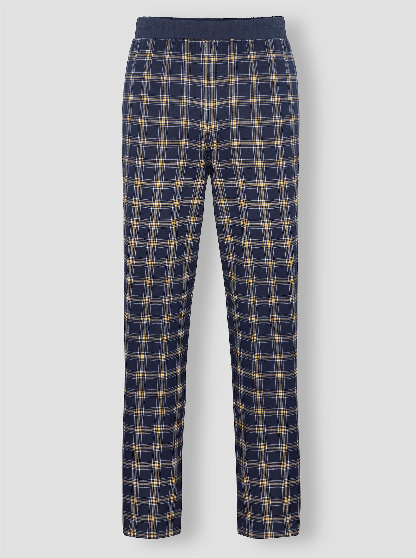 Schlafanzug-Hose - marine-kariert