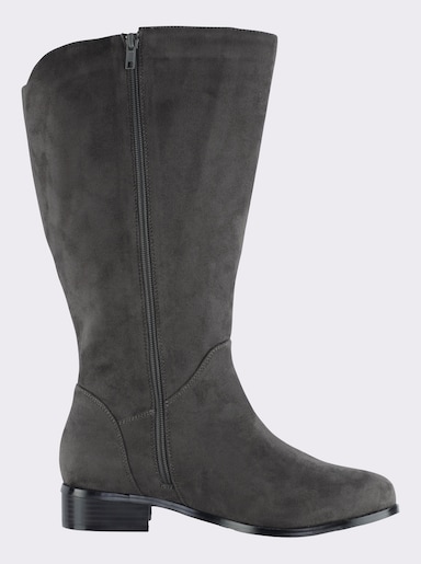 sheego Weitschaftstiefel - grau