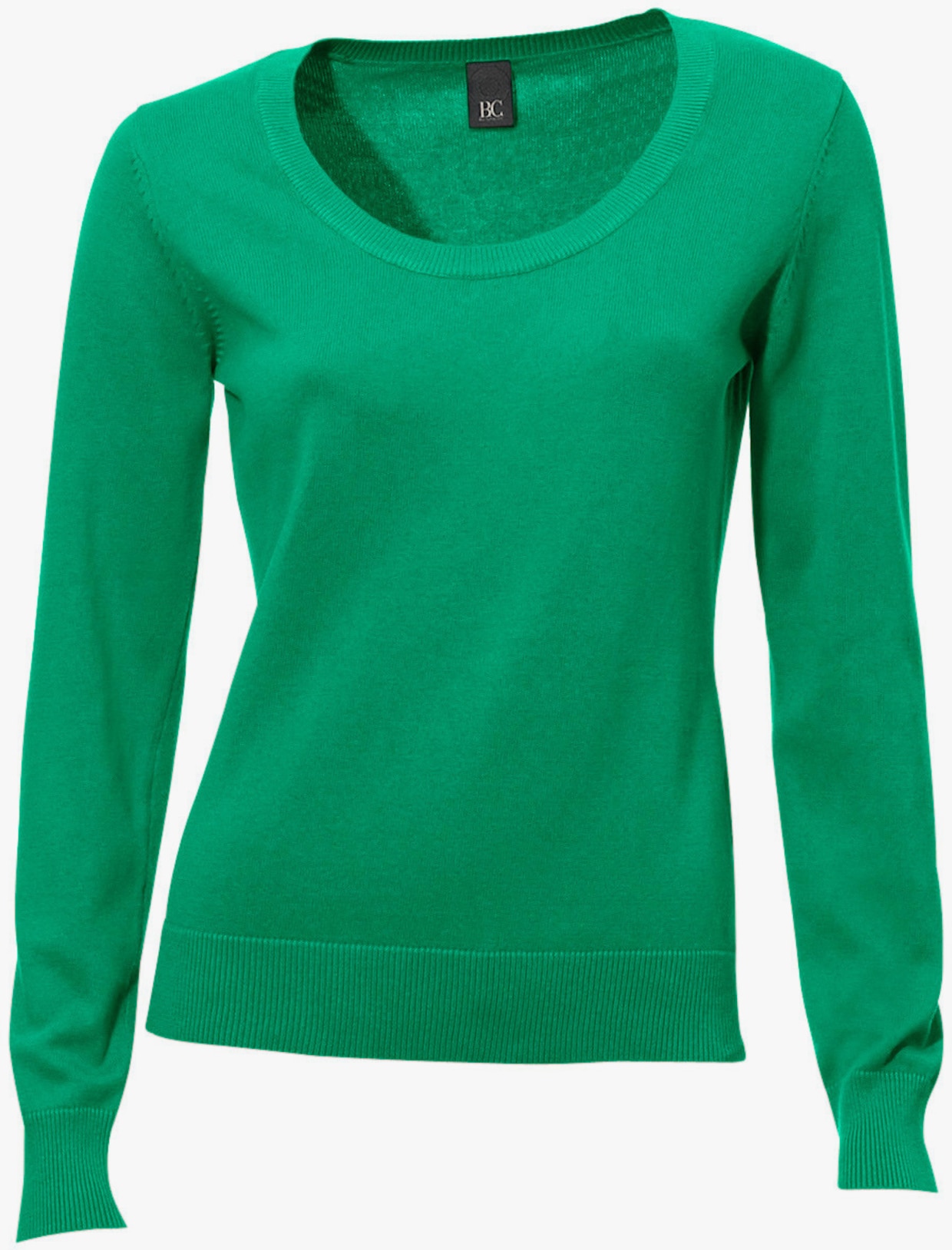 heine Pullover met ronde hals - groen