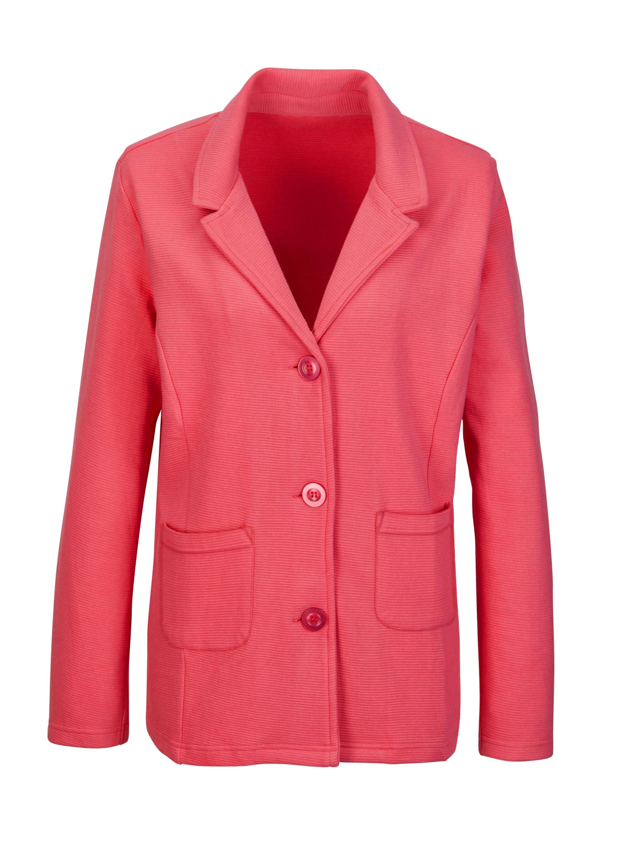 Shirtblazer - korallenrot